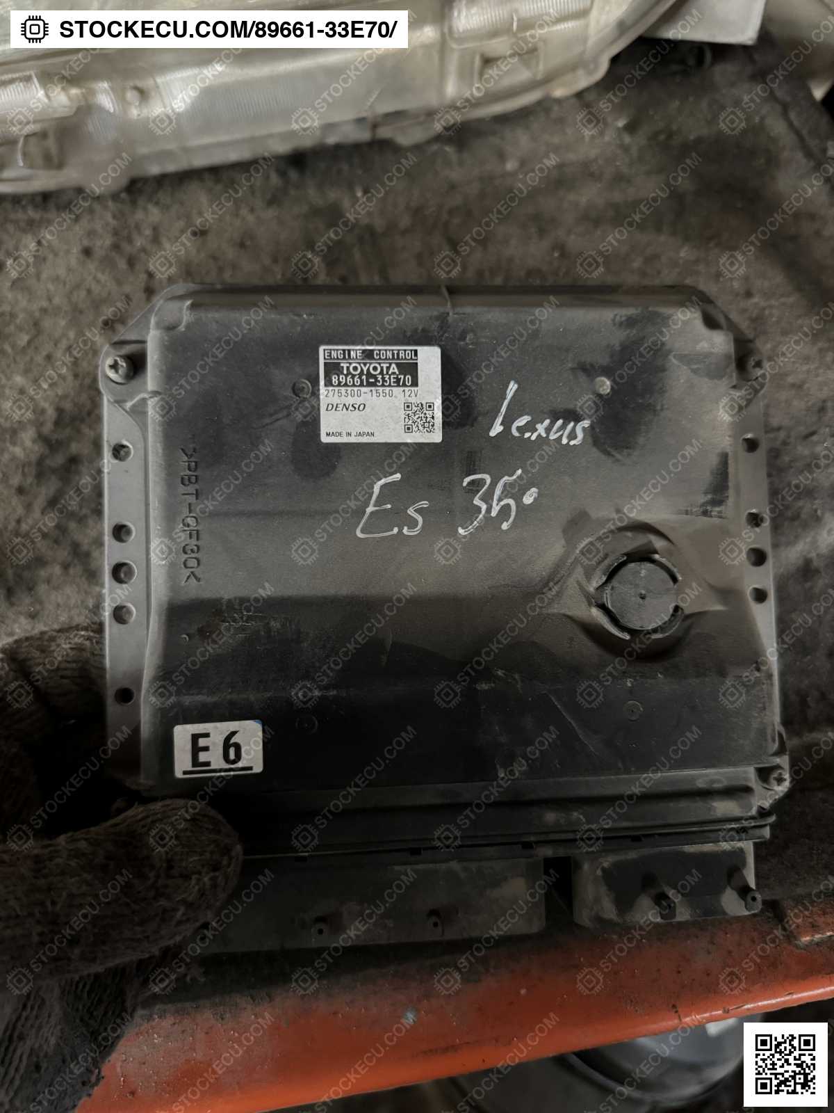 ECU Computer Engine Control 89661-33E70 for LEXUS ES350 GSV40L 2006