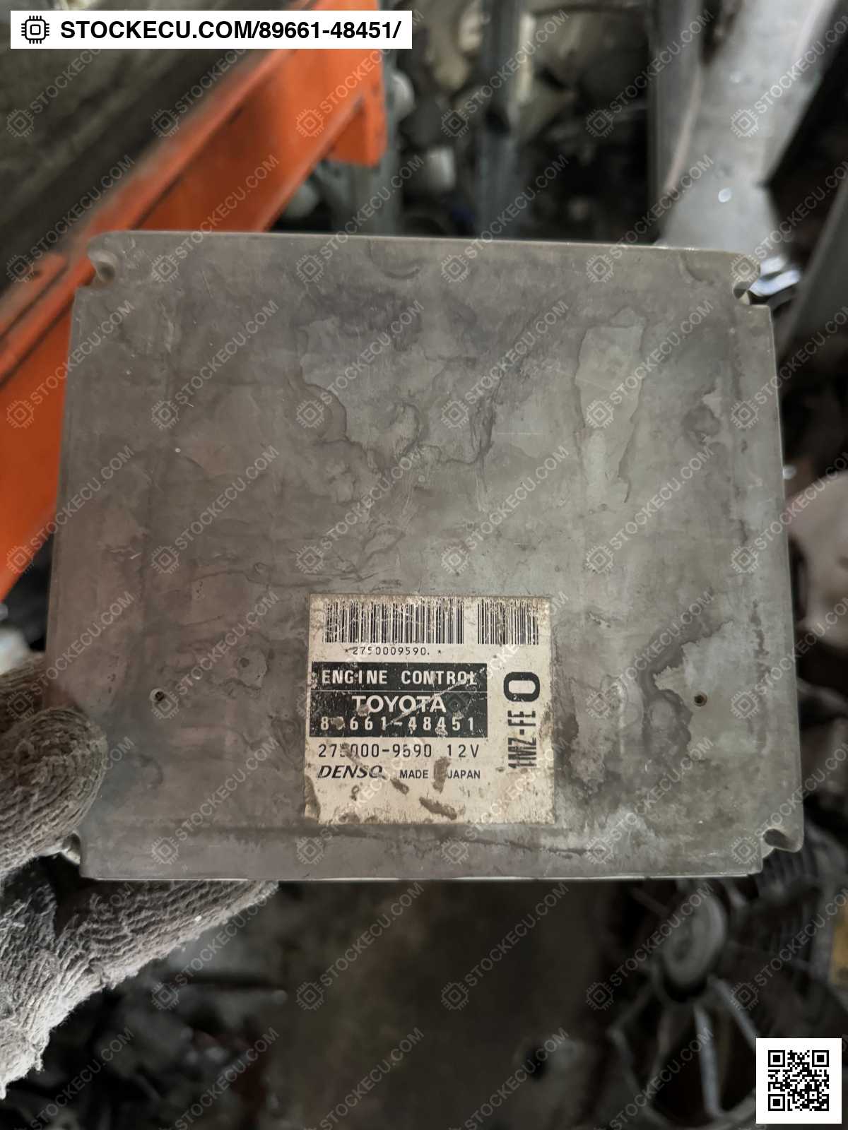 ECU Computer Engine Control 89661-48451 for TOYOTA HARRIER MCU30W 2003