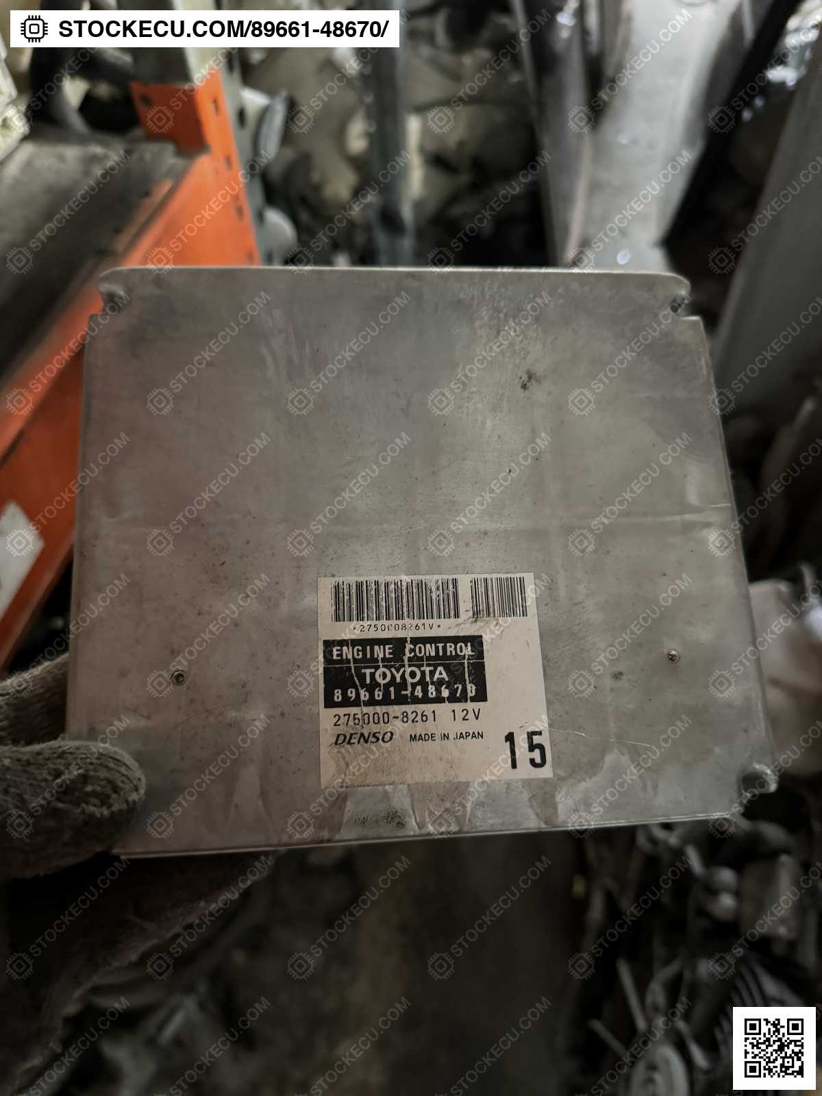 ECU Computer Engine Control 89661-48670 for TOYOTA KLUGER MCU28R 2003