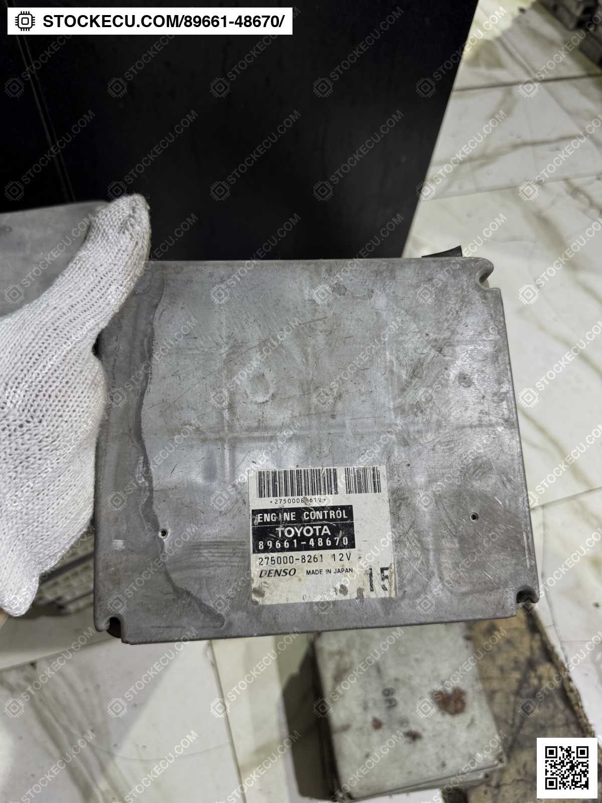 ECU Computer Engine Control 89661-48670 for TOYOTA KLUGER MCU28R 2003