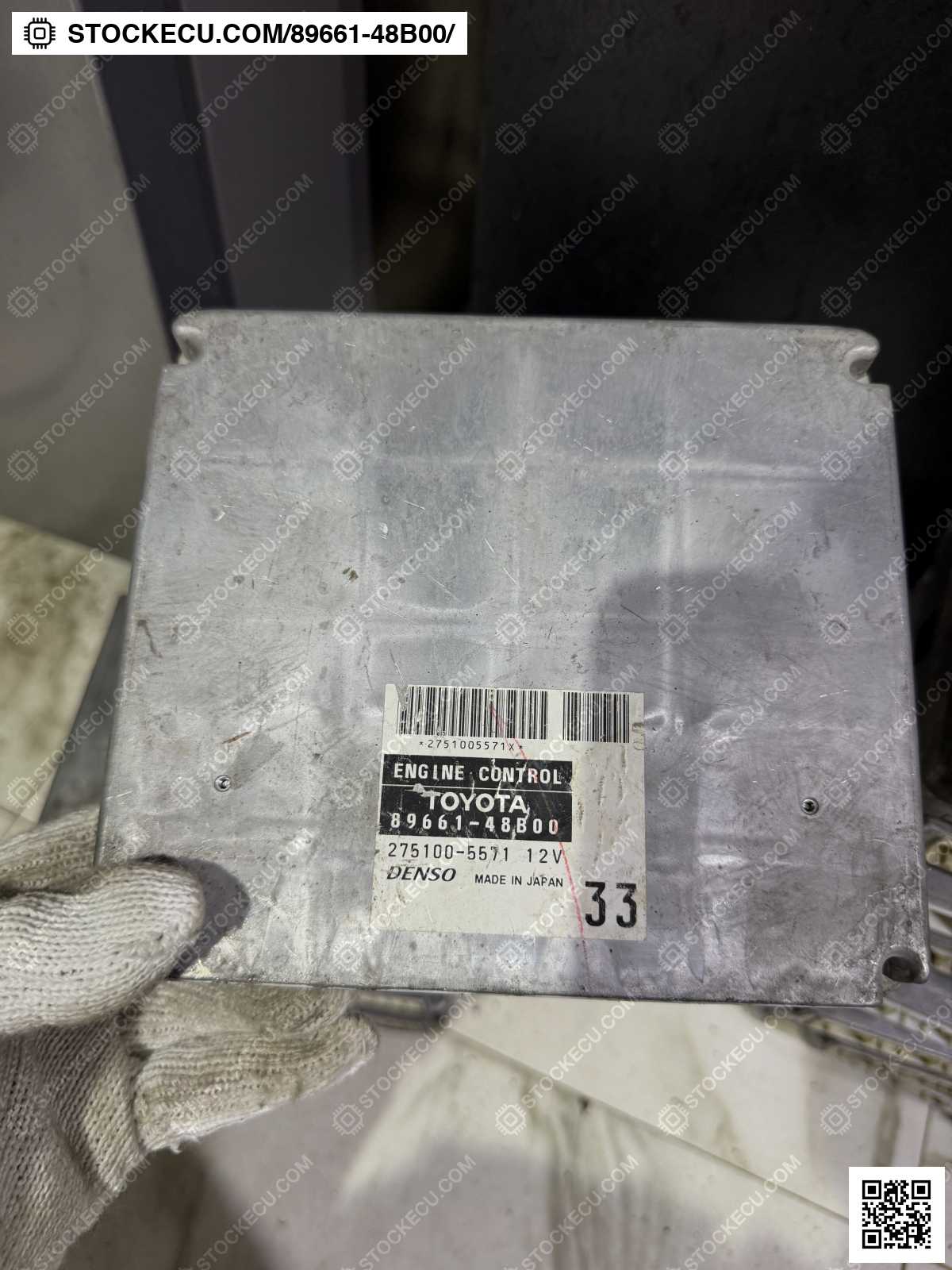 ECU Computer Engine Control 89661-48B00 for TOYOTA KLUGER MCU28R 2003