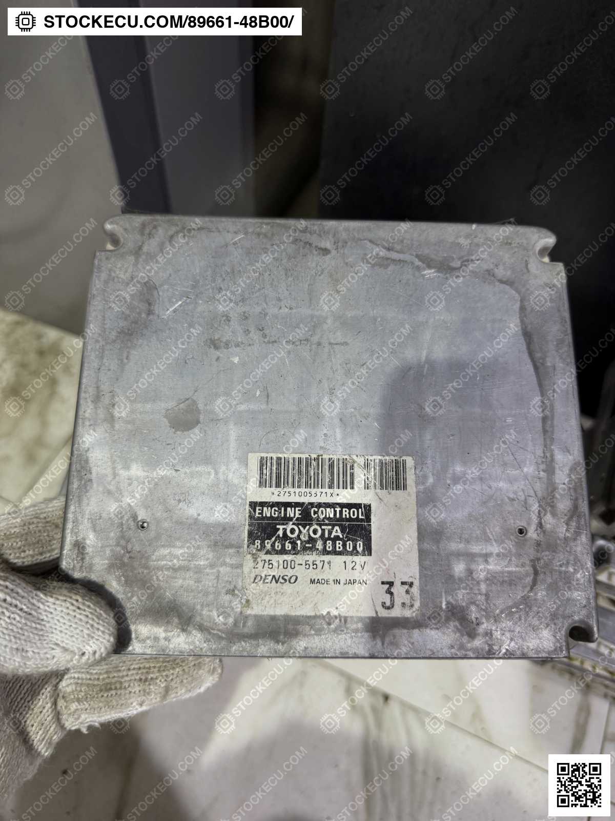 ECU Computer Engine Control 89661-48B00 for TOYOTA KLUGER MCU28R 2003