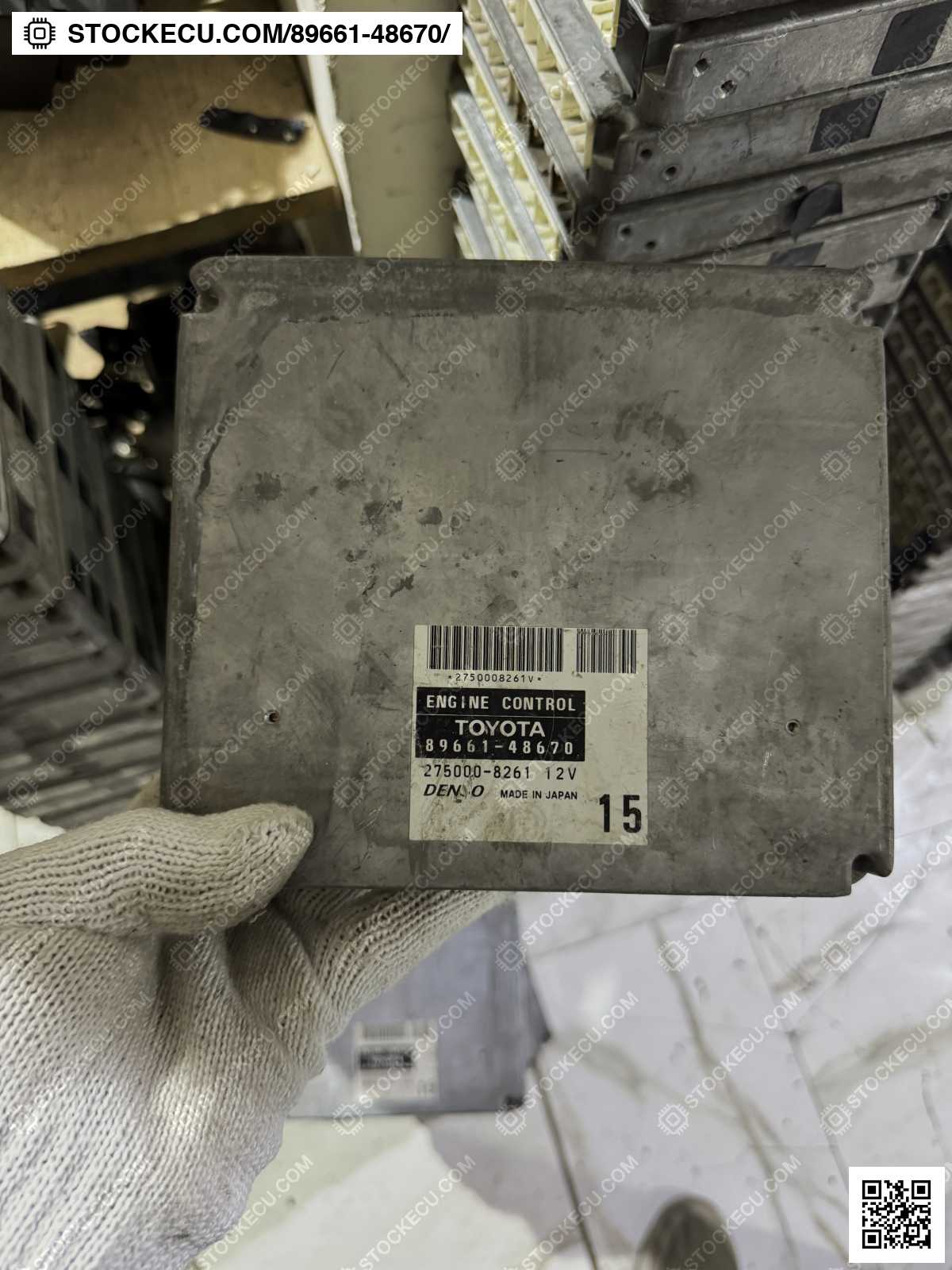 ECU Computer Engine Control 89661-48670 for TOYOTA KLUGER MCU28R 2003