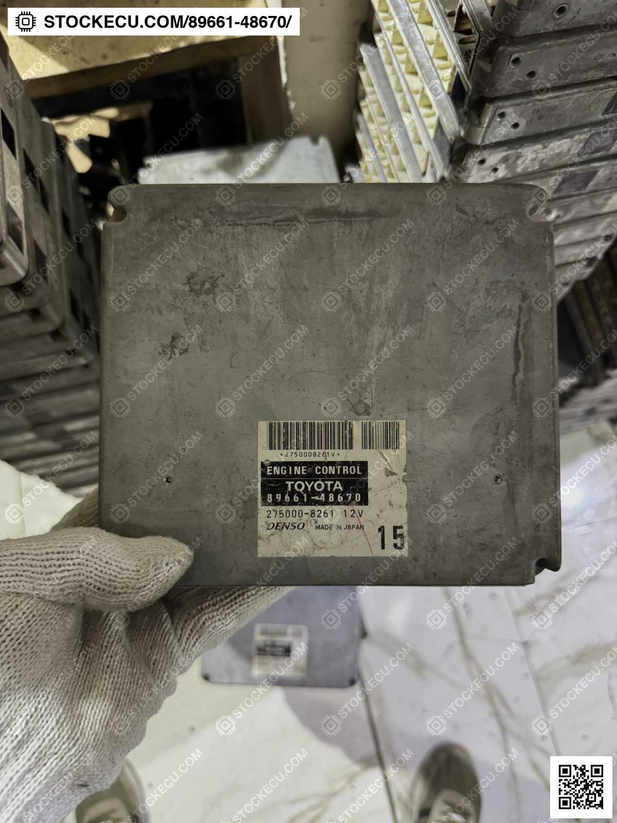 ECU Computer Engine Control 89661-48670 for TOYOTA KLUGER MCU28R 2003