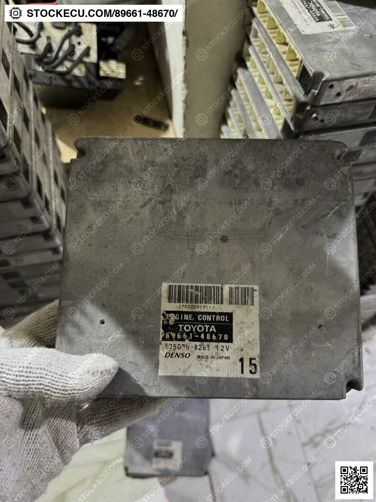 ECU Computer Engine Control 89661-48670 for TOYOTA KLUGER MCU28R 2003