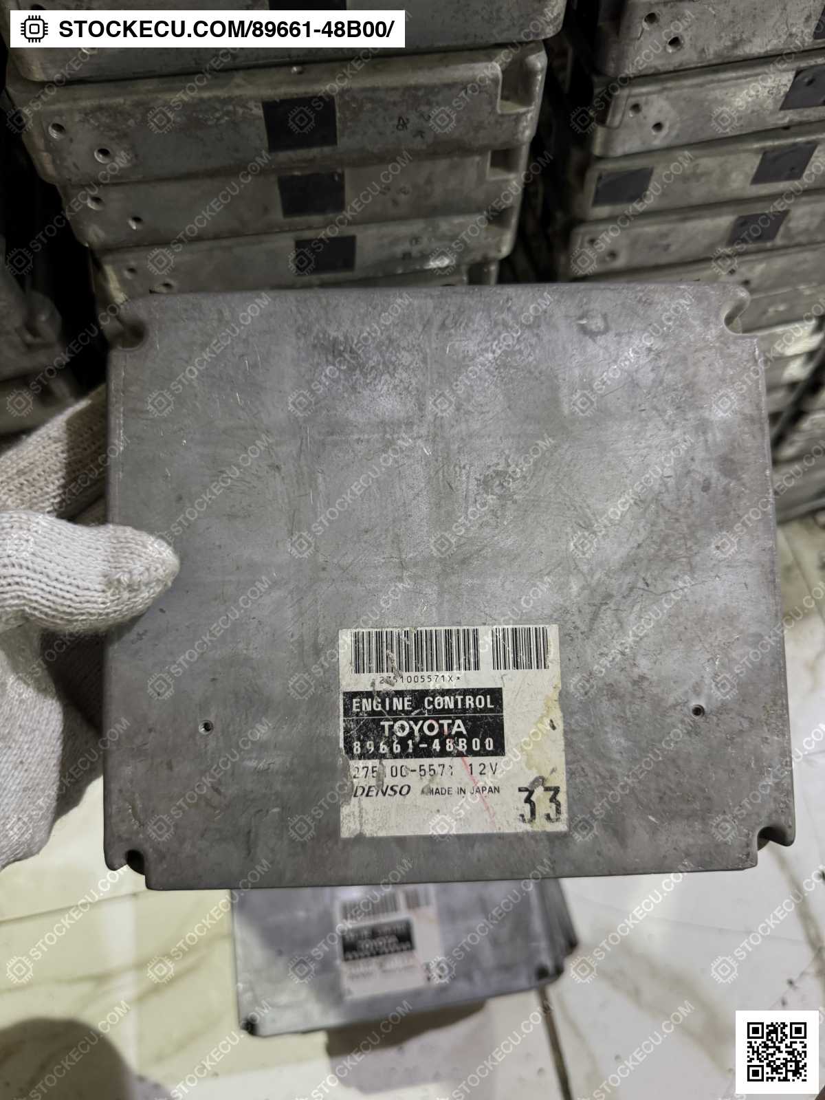 ECU Computer Engine Control 89661-48B00 for TOYOTA KLUGER MCU28R 2003