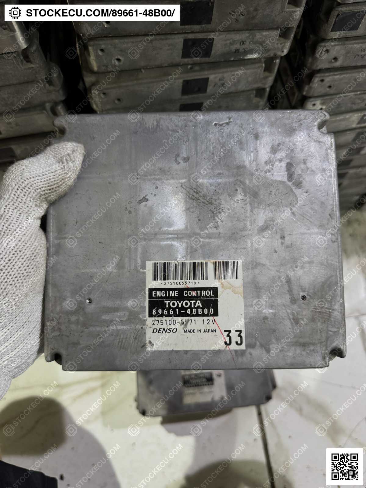 ECU Computer Engine Control 89661-48B00 for TOYOTA KLUGER MCU28R 2003