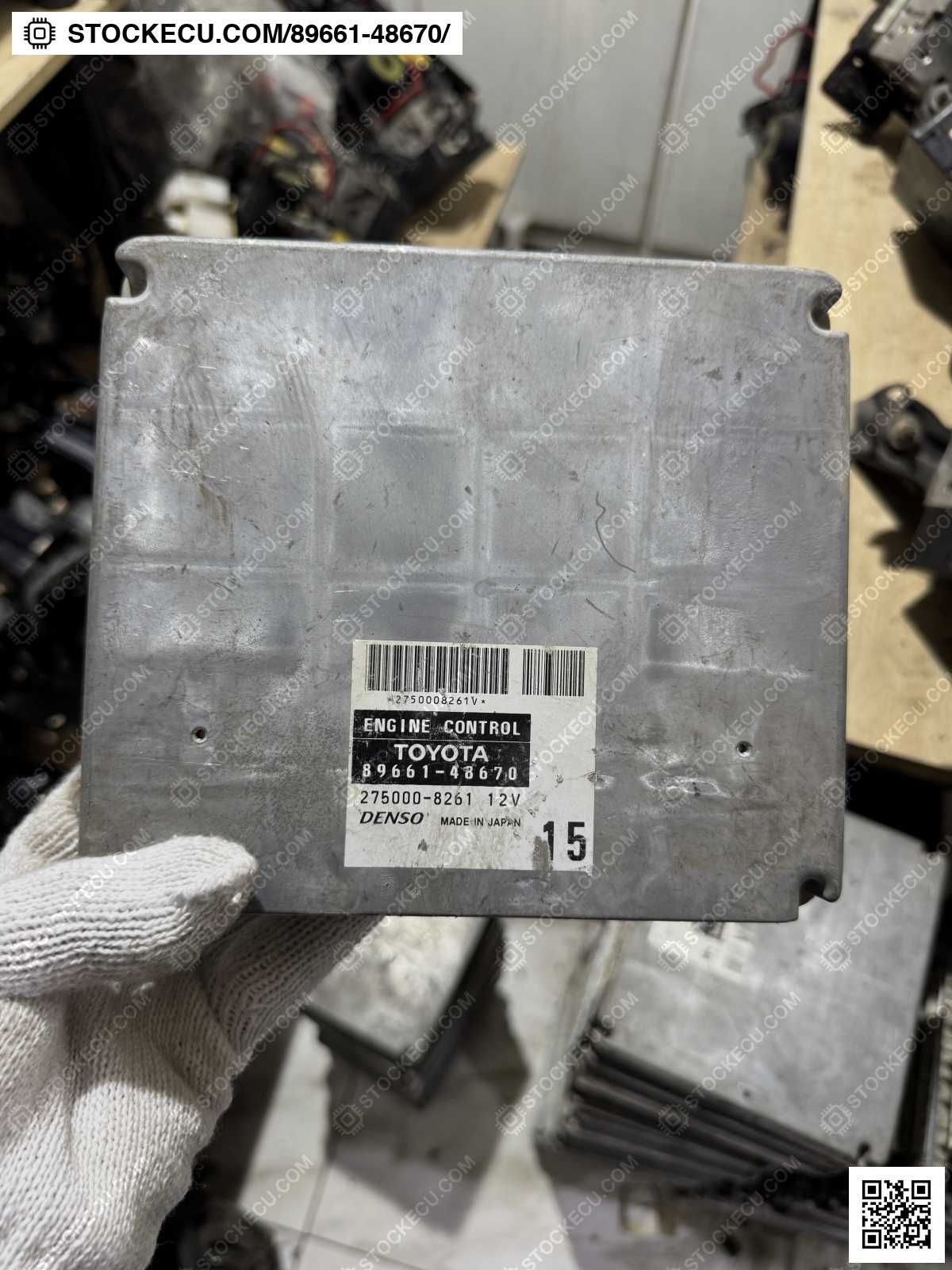 ECU Computer Engine Control 89661-48670 for TOYOTA KLUGER MCU28R 2003