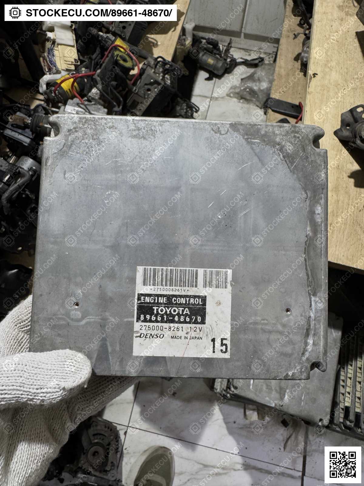 ECU Computer Engine Control 89661-48670 for TOYOTA KLUGER MCU28R 2003