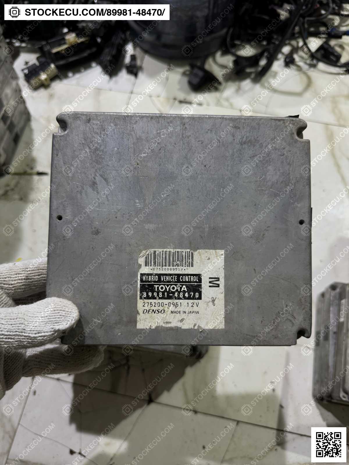 ECU Computer Engine Control 89981-48470 for LEXUS RX400H MHU38L 2005