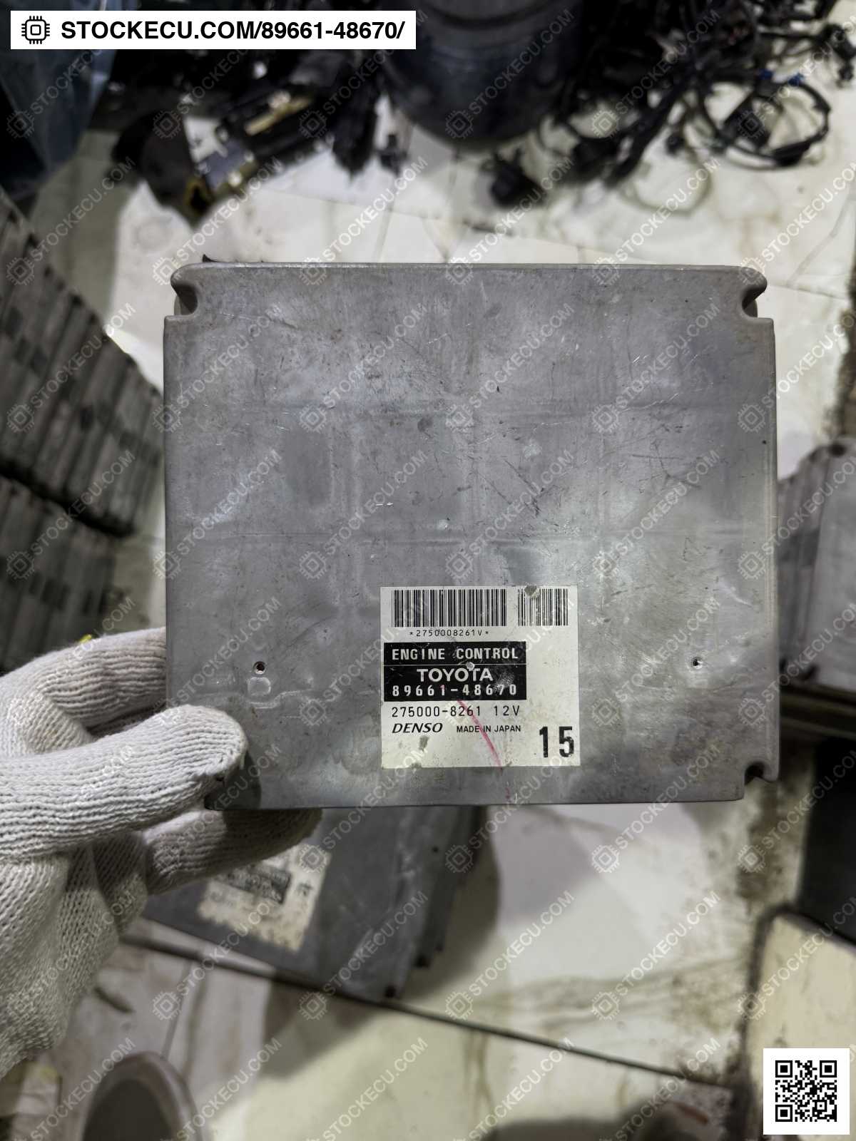 ECU Computer Engine Control 89661-48670 for TOYOTA KLUGER MCU28R 2003