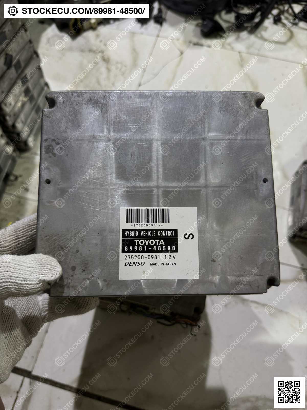 ECU Computer Engine Control 89981-48500 for LEXUS RX400H MHU38L 2005