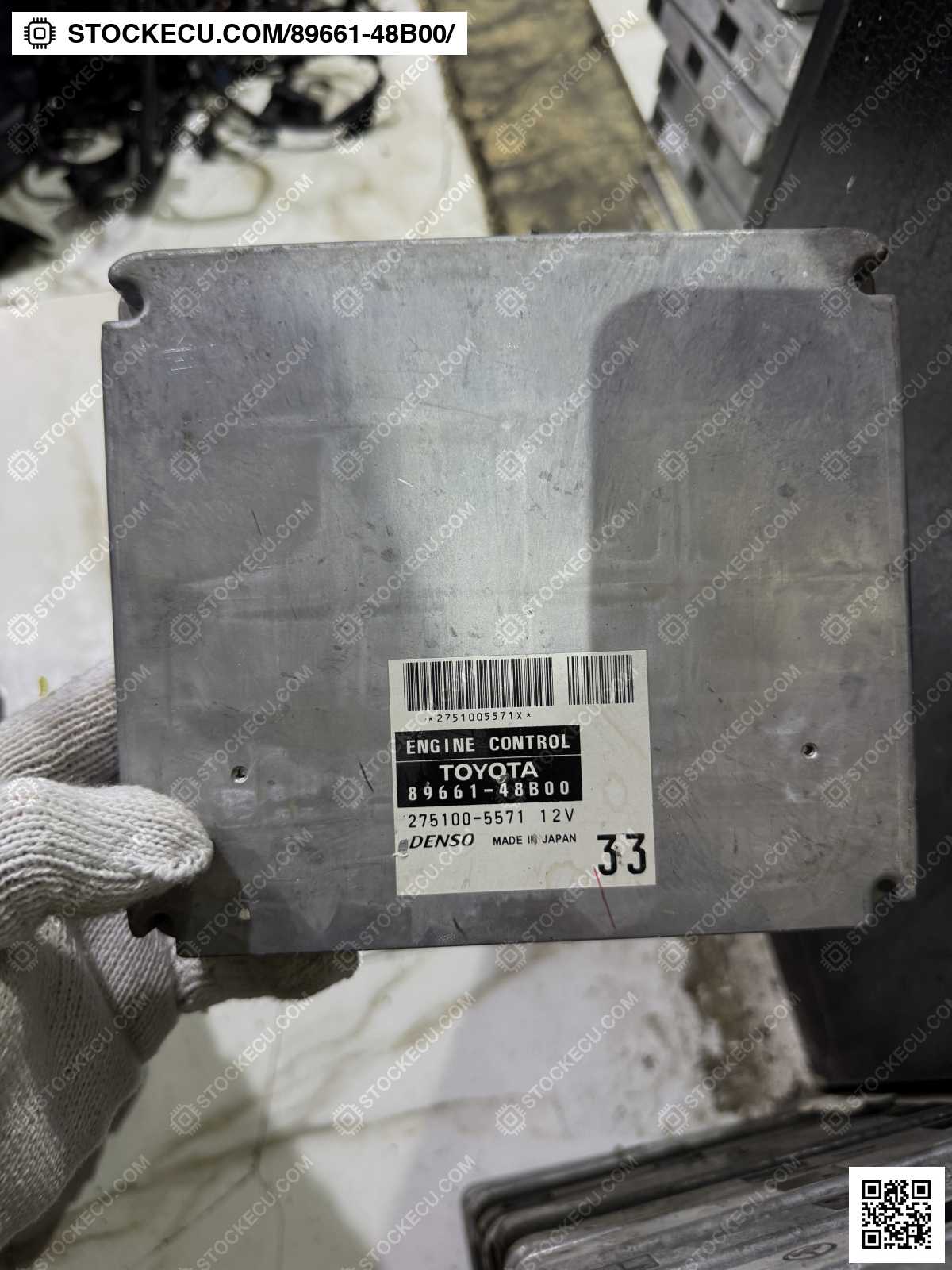 ECU Computer Engine Control 89661-48B00 for TOYOTA KLUGER MCU28R 2003