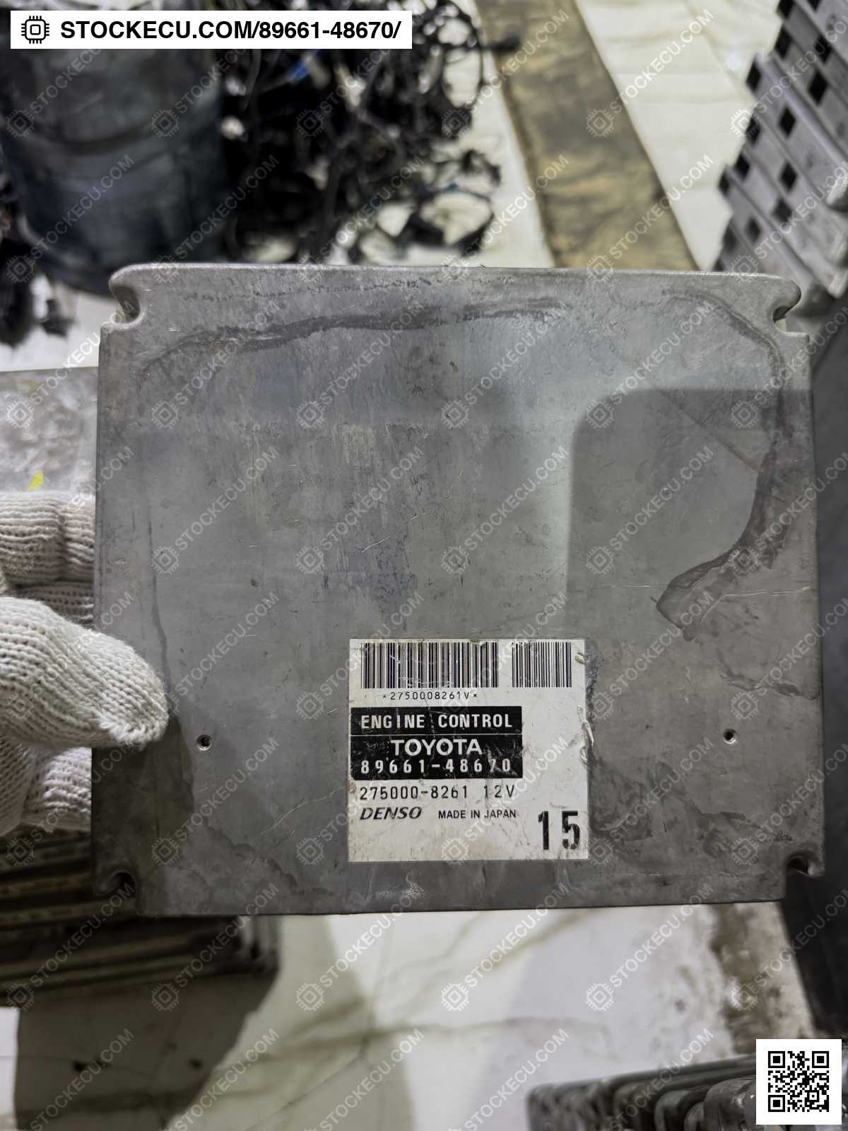 ECU Computer Engine Control 89661-48670 for TOYOTA KLUGER MCU28R 2003