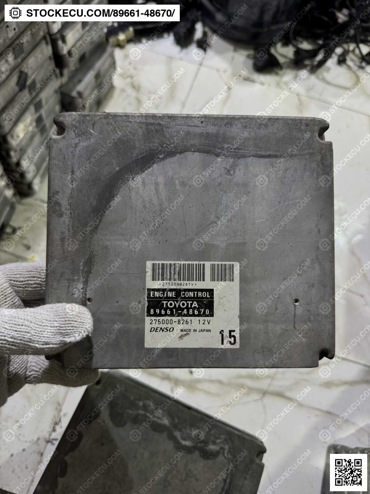 ECU Computer Engine Control 89661-48670 for TOYOTA KLUGER MCU28R 2003