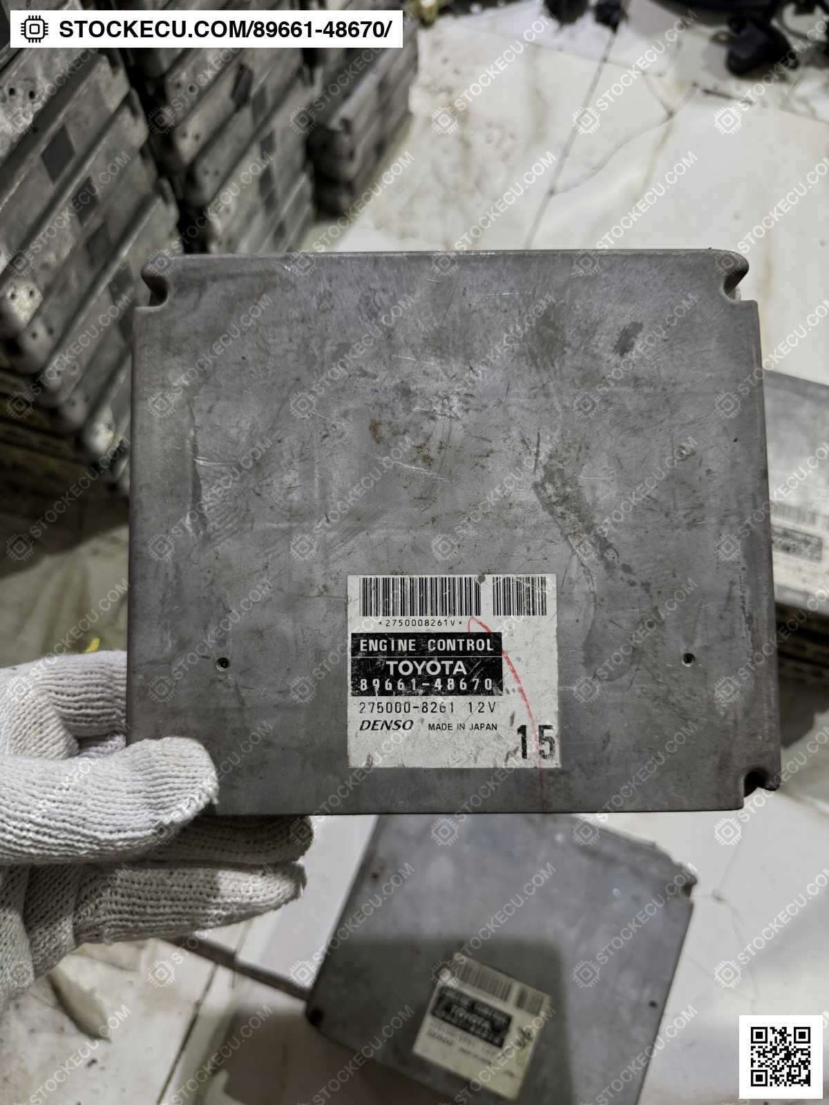 ECU Computer Engine Control 89661-48670 for TOYOTA KLUGER MCU28R 2003