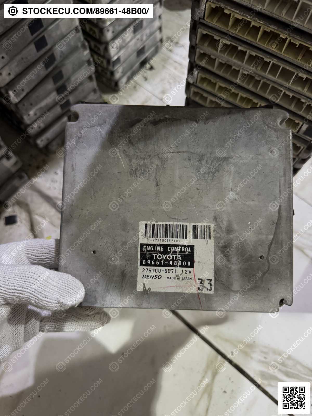 ECU Computer Engine Control 89661-48B00 for TOYOTA KLUGER MCU28R 2003