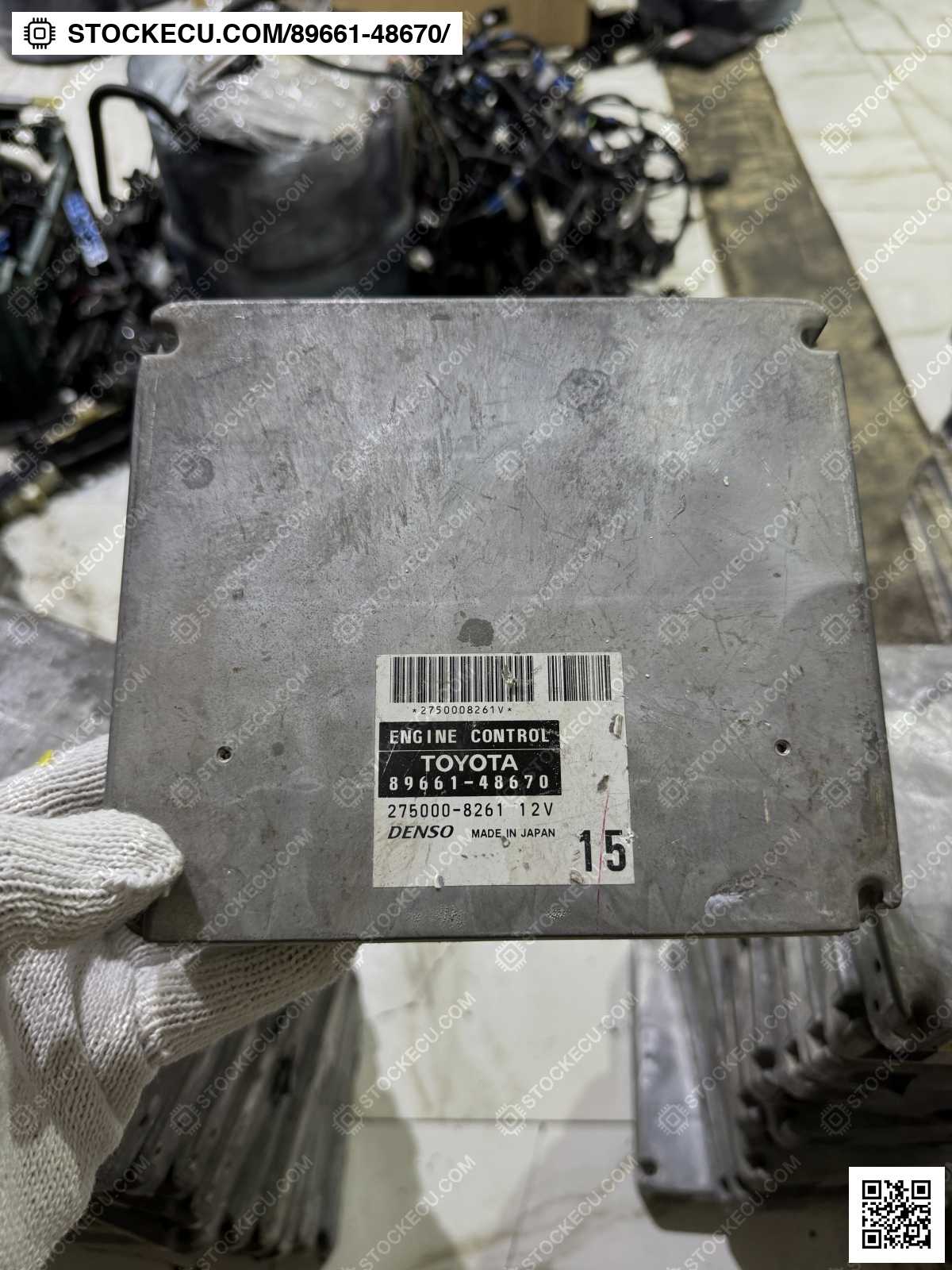 ECU Computer Engine Control 89661-48670 for TOYOTA KLUGER MCU28R 2003