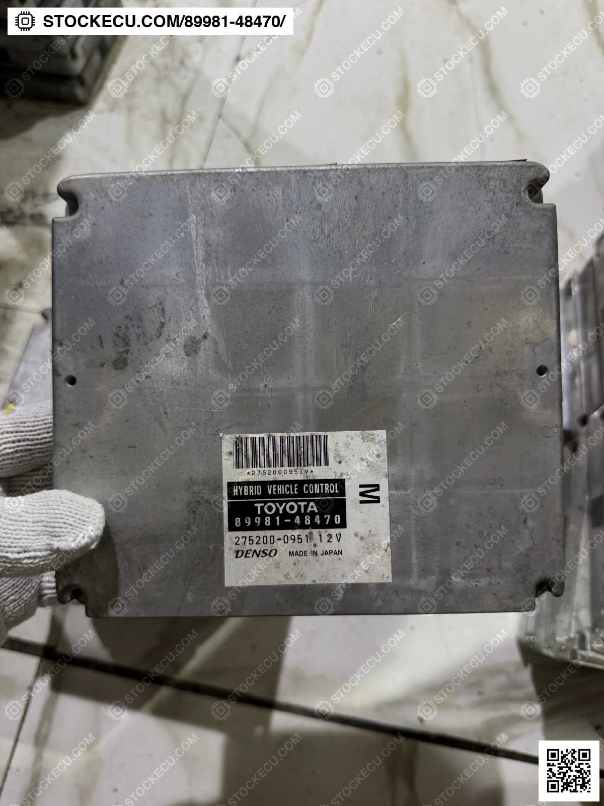 ECU Computer Engine Control 89981-48470 for LEXUS RX400H MHU38L 2005