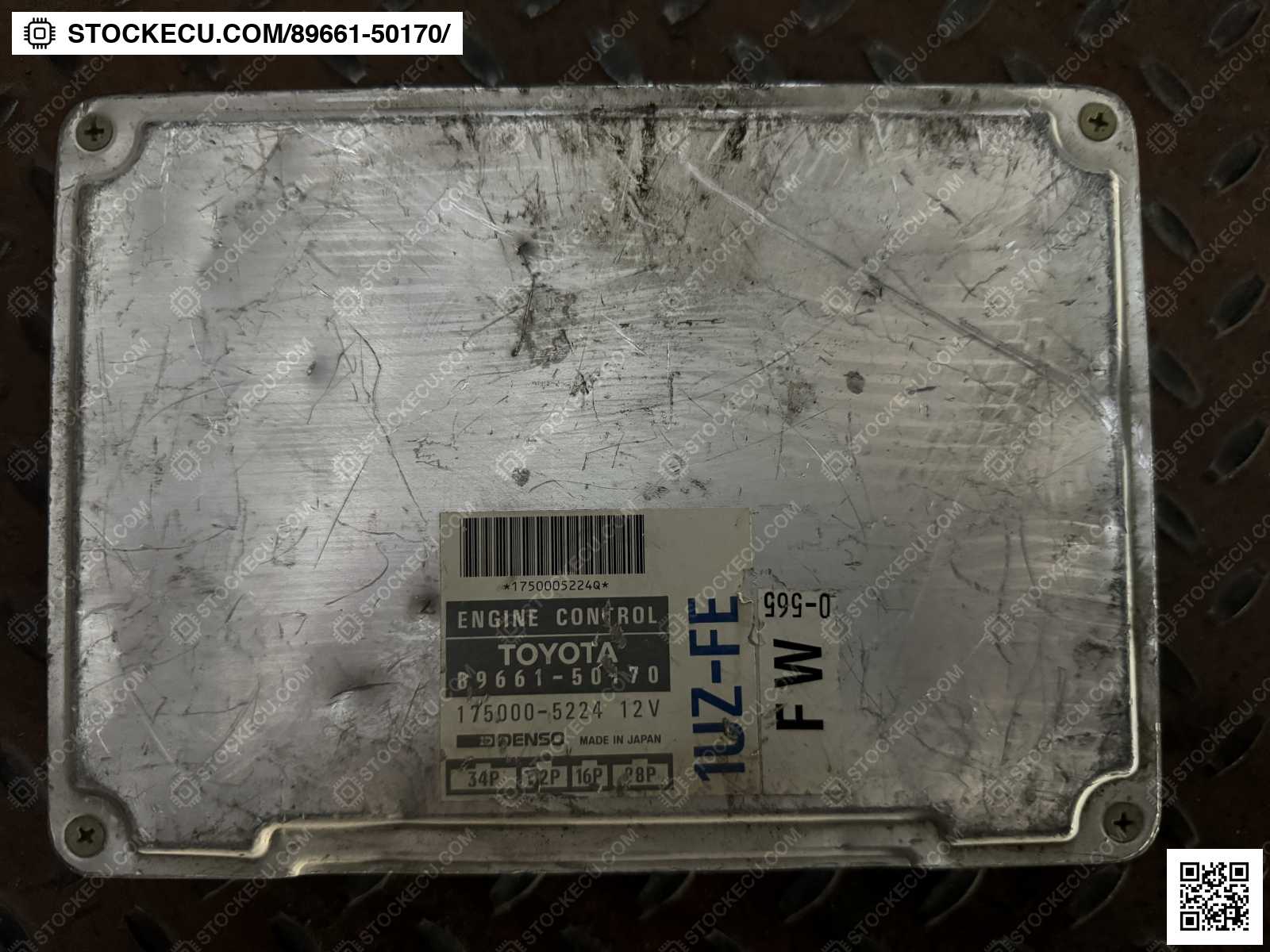 ECU Computer Engine Control 89661-50170 for TOYOTA CELSIOR UCF11 1989