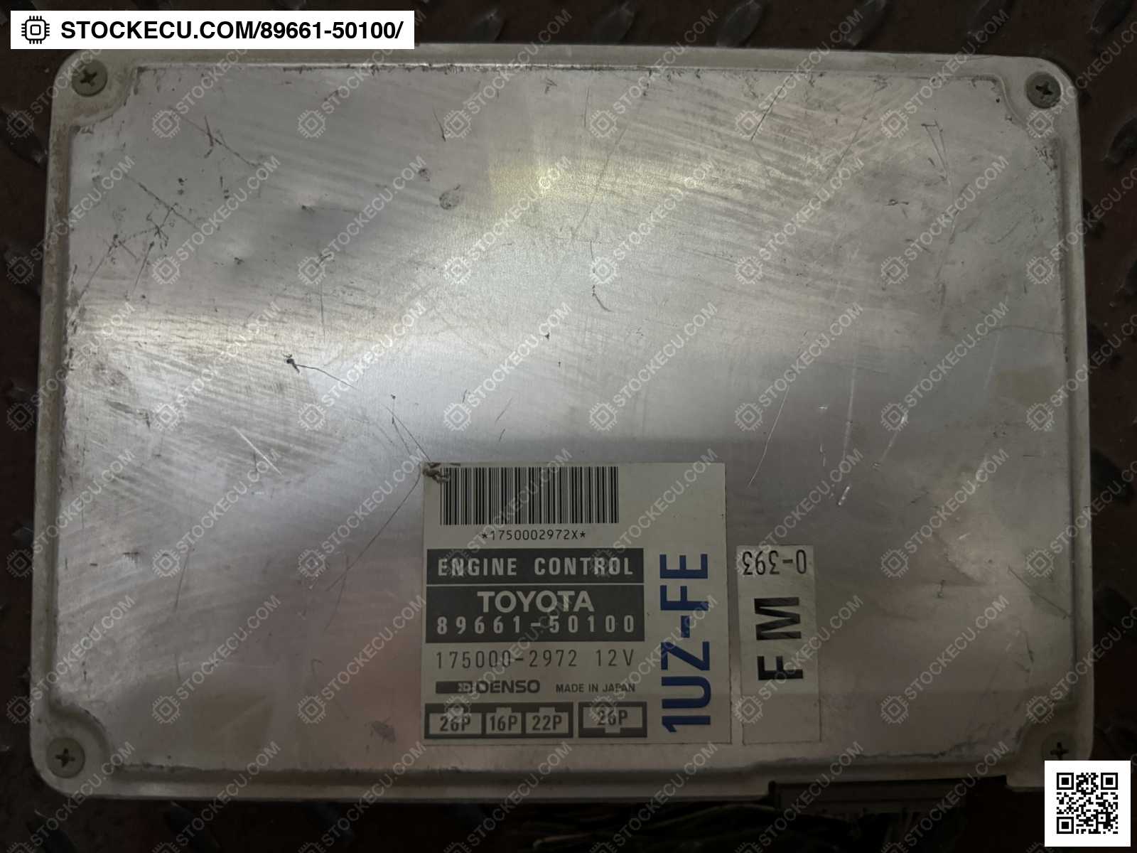 ECU Computer Engine Control 89661-50100 for TOYOTA CELSIOR UCF11 1989