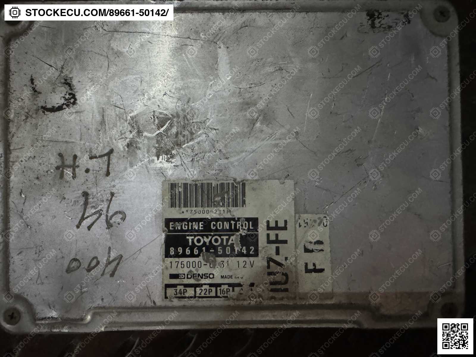 ECU Computer Engine Control 89661-50142 for LEXUS LS400 UCF10L 1989