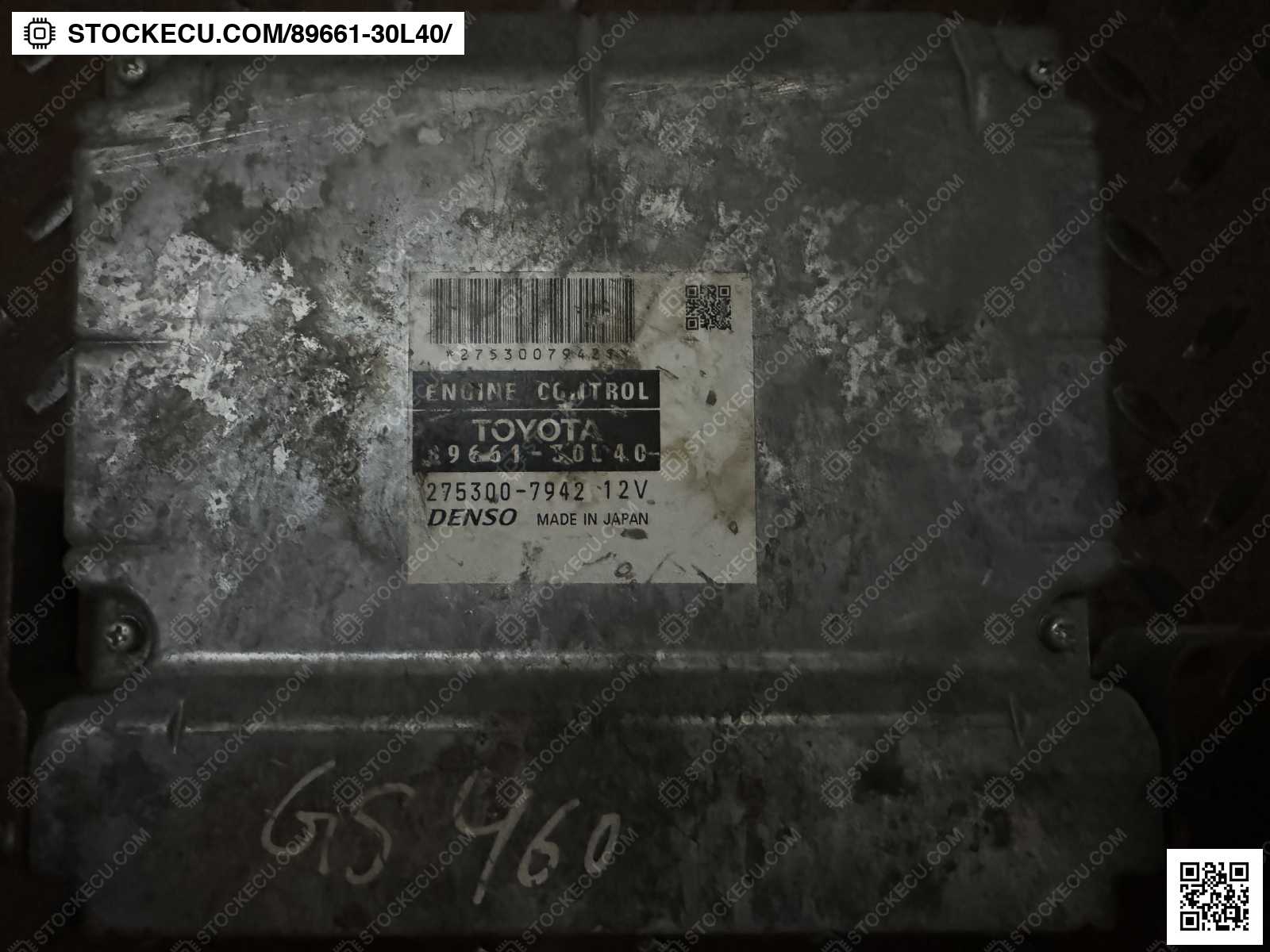ECU Computer Engine Control 89661-30L40 for TOYOTA MAJESTA URS206 2009