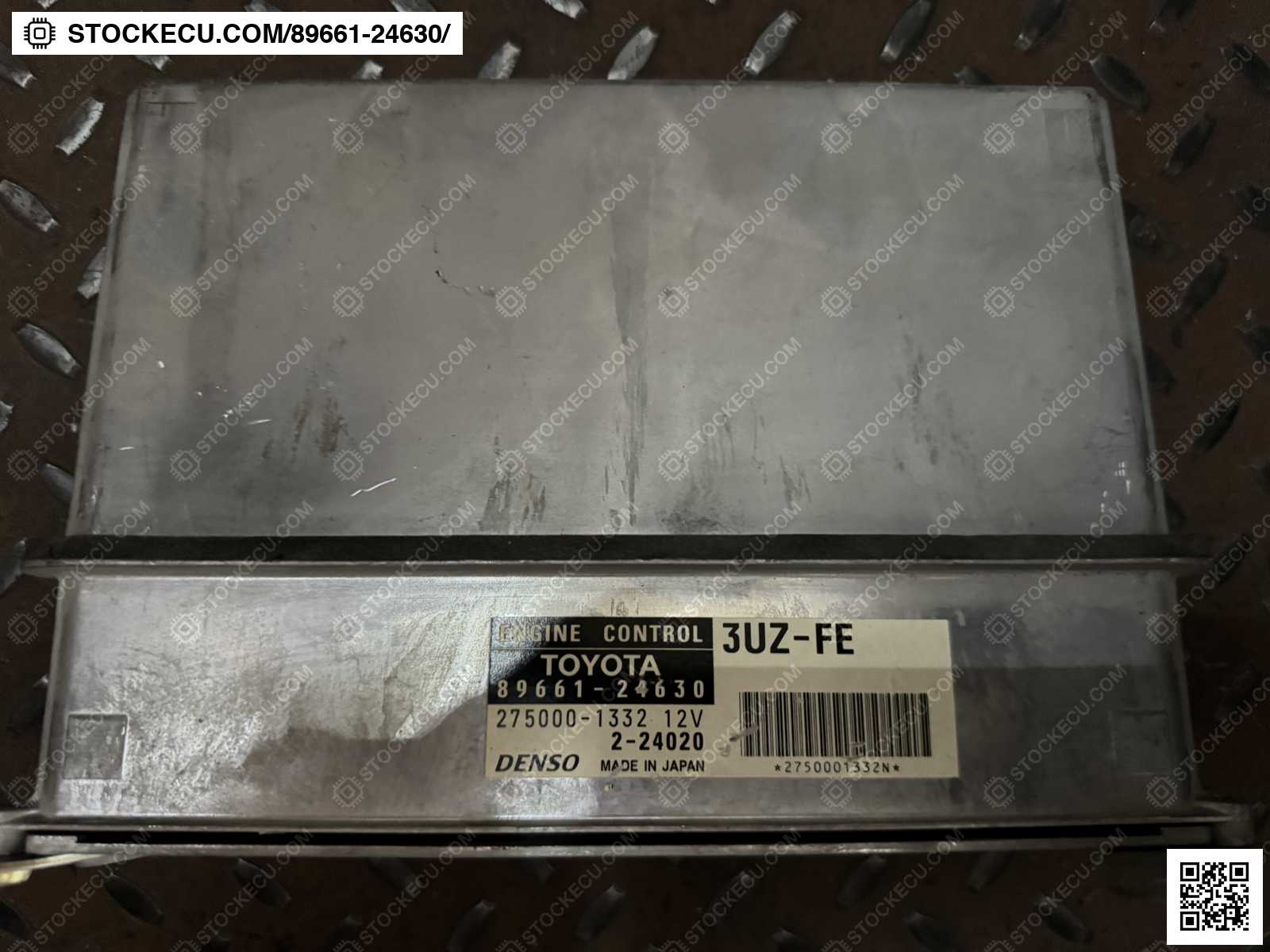 ECU Computer Engine Control 89661-24630 for LEXUS SC430 UZZ40R 2001