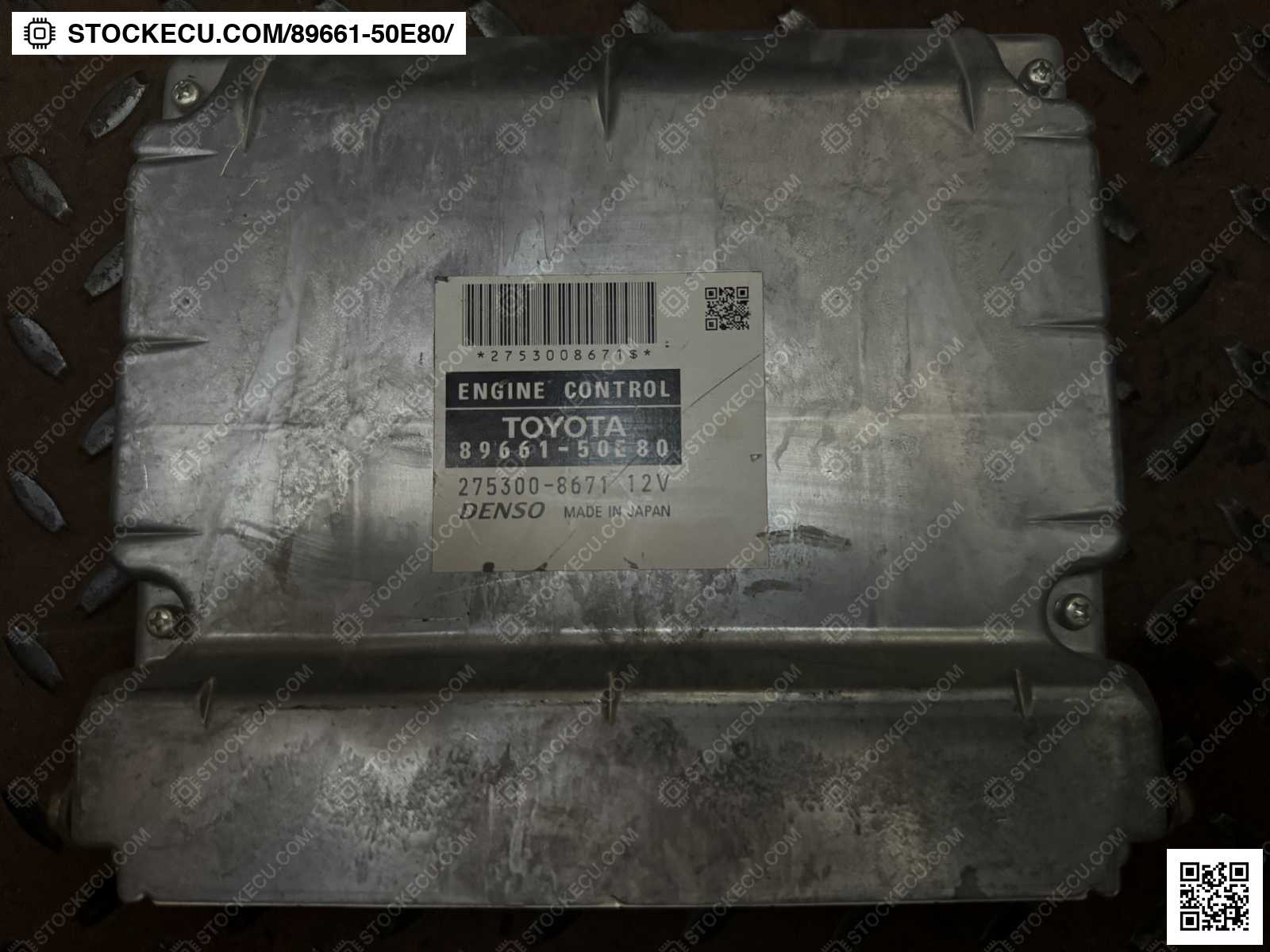 ECU Computer Engine Control 89661-50E80 for LEXUS LS600H UVF46 2007