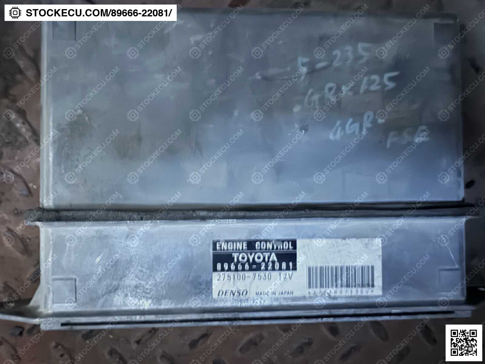 ECU Computer Engine Control 89666-22081 for TOYOTA MARK X GRX125 2004
