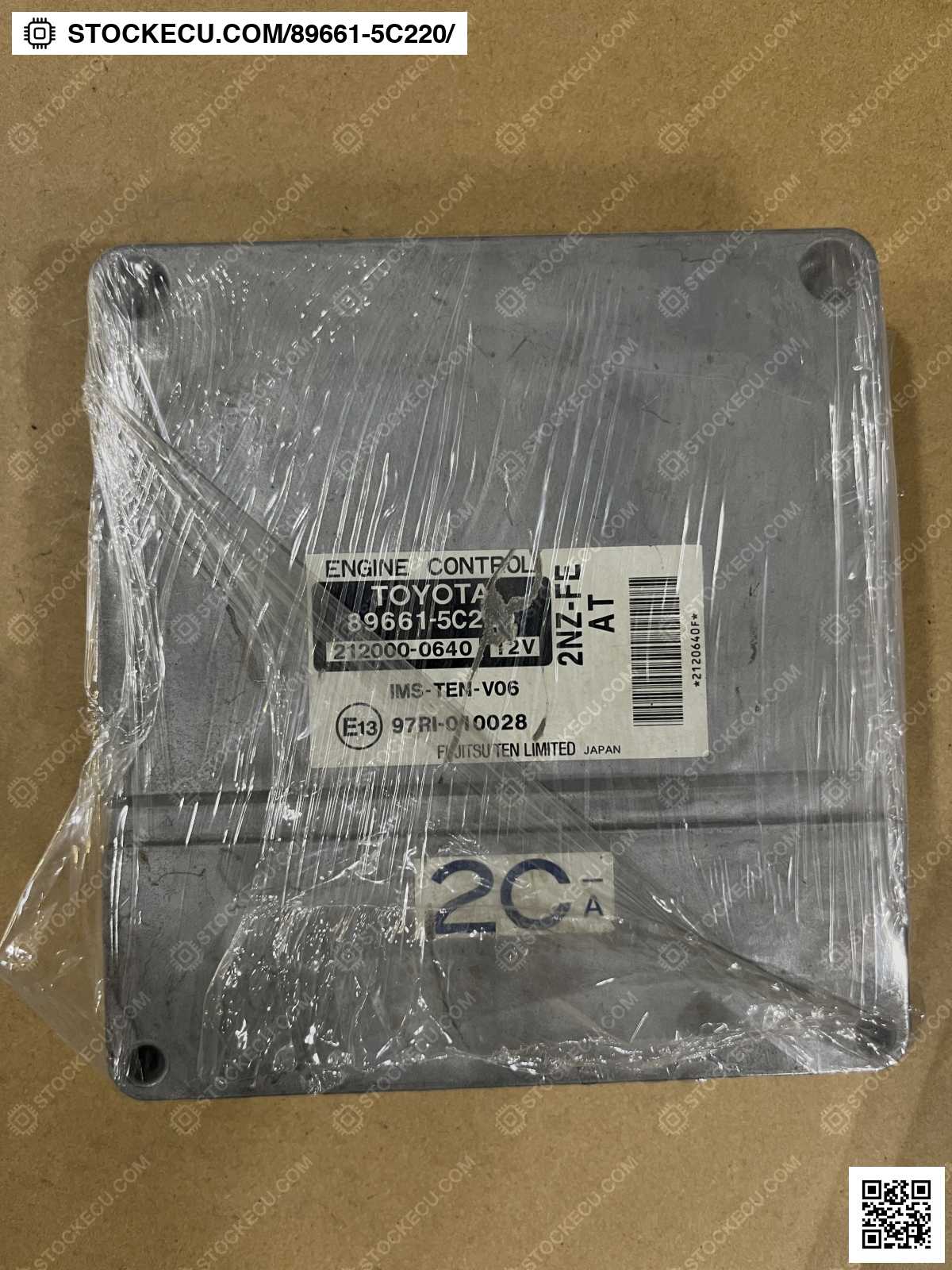 ECU Computer Engine Control 89661-5C220 for TOYOTA YARIS / ECHO NCP10L 1999