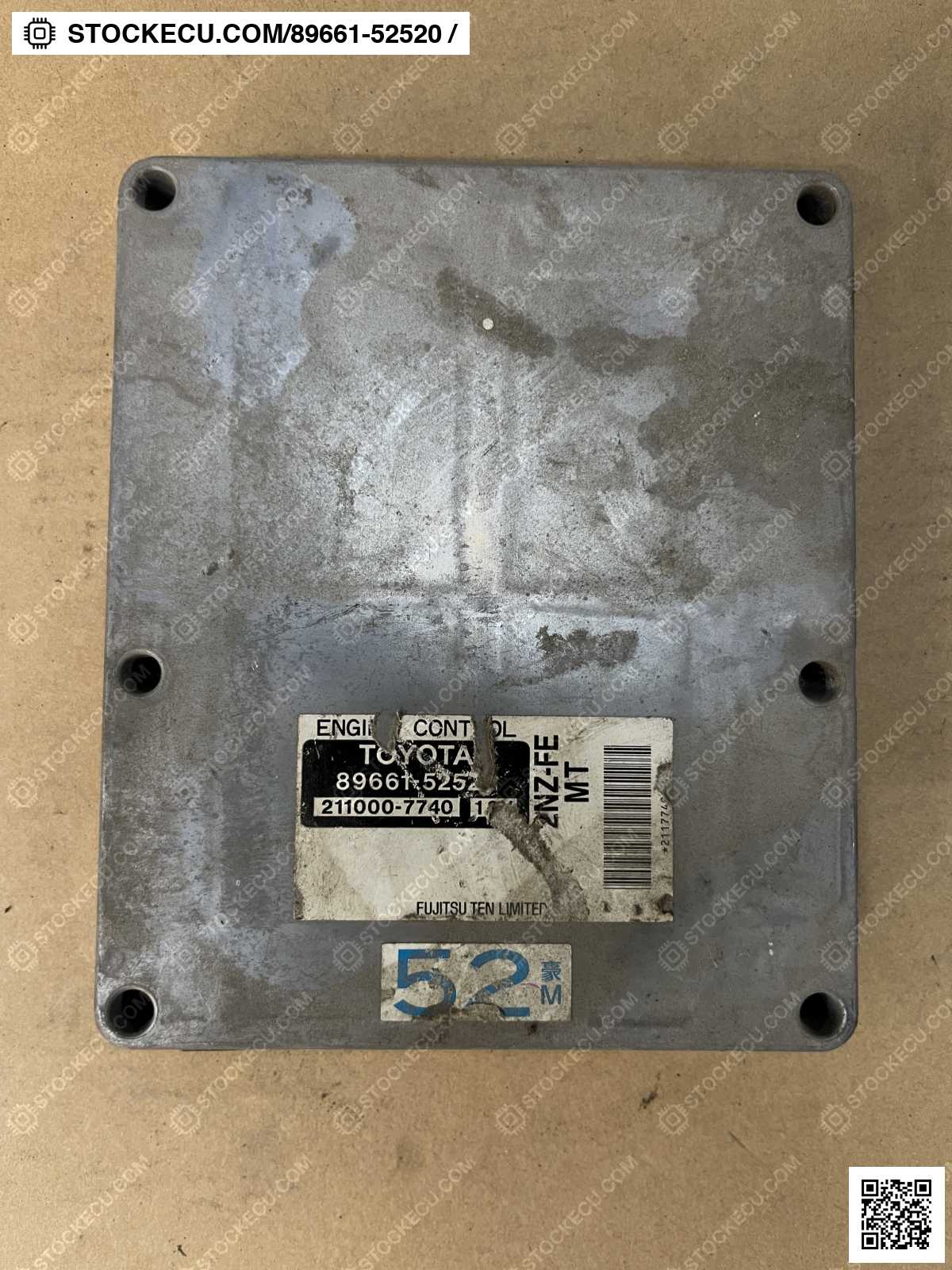 ECU Computer Engine Control 89661-52520 for TOYOTA YARIS / ECHO NCP10R 1999