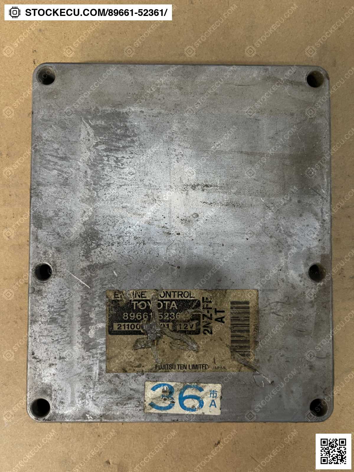 ECU Computer Engine Control 89661-52361 for TOYOTA FUNCARGO NCP20 1999