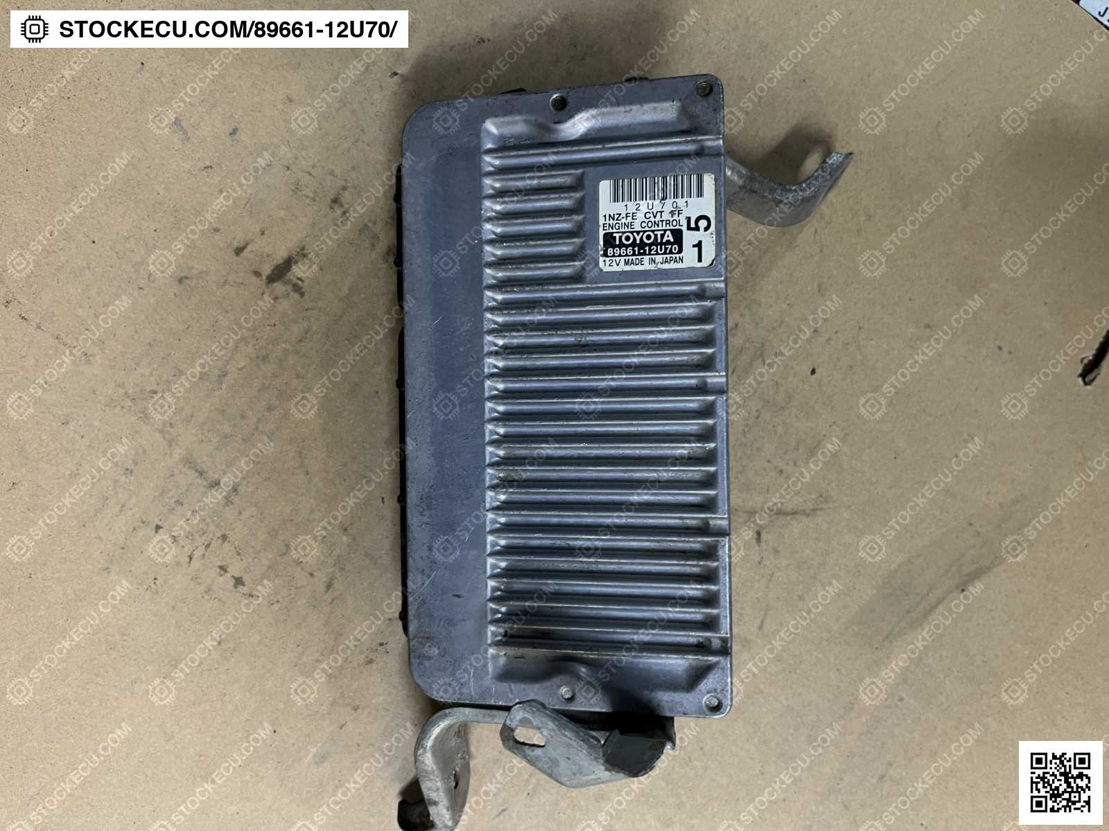 ECU Computer Engine Control 89661-12U70 for TOYOTA AURIS NZE181H 2012