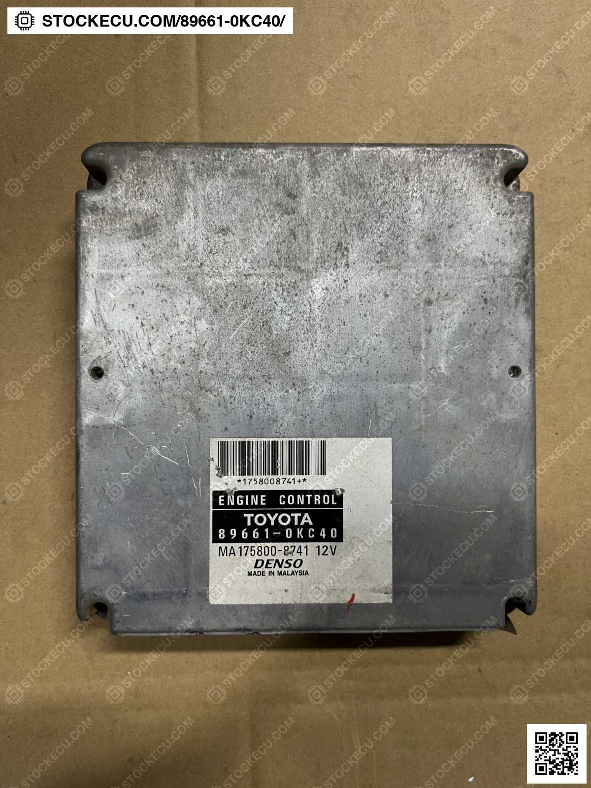 ECU Computer Engine Control 89661-0KC40 for TOYOTA HILUX KUN26R 2005