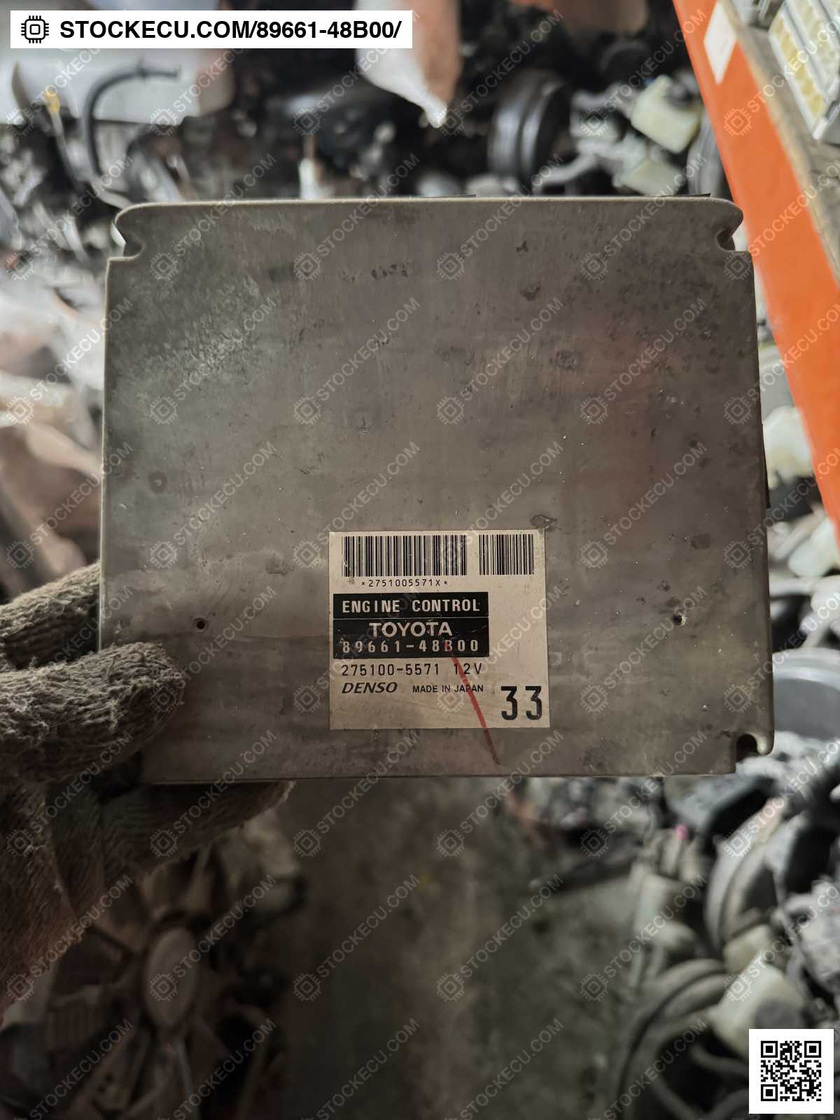 ECU Computer Engine Control 89661-48B00 for TOYOTA KLUGER MCU28R 2003