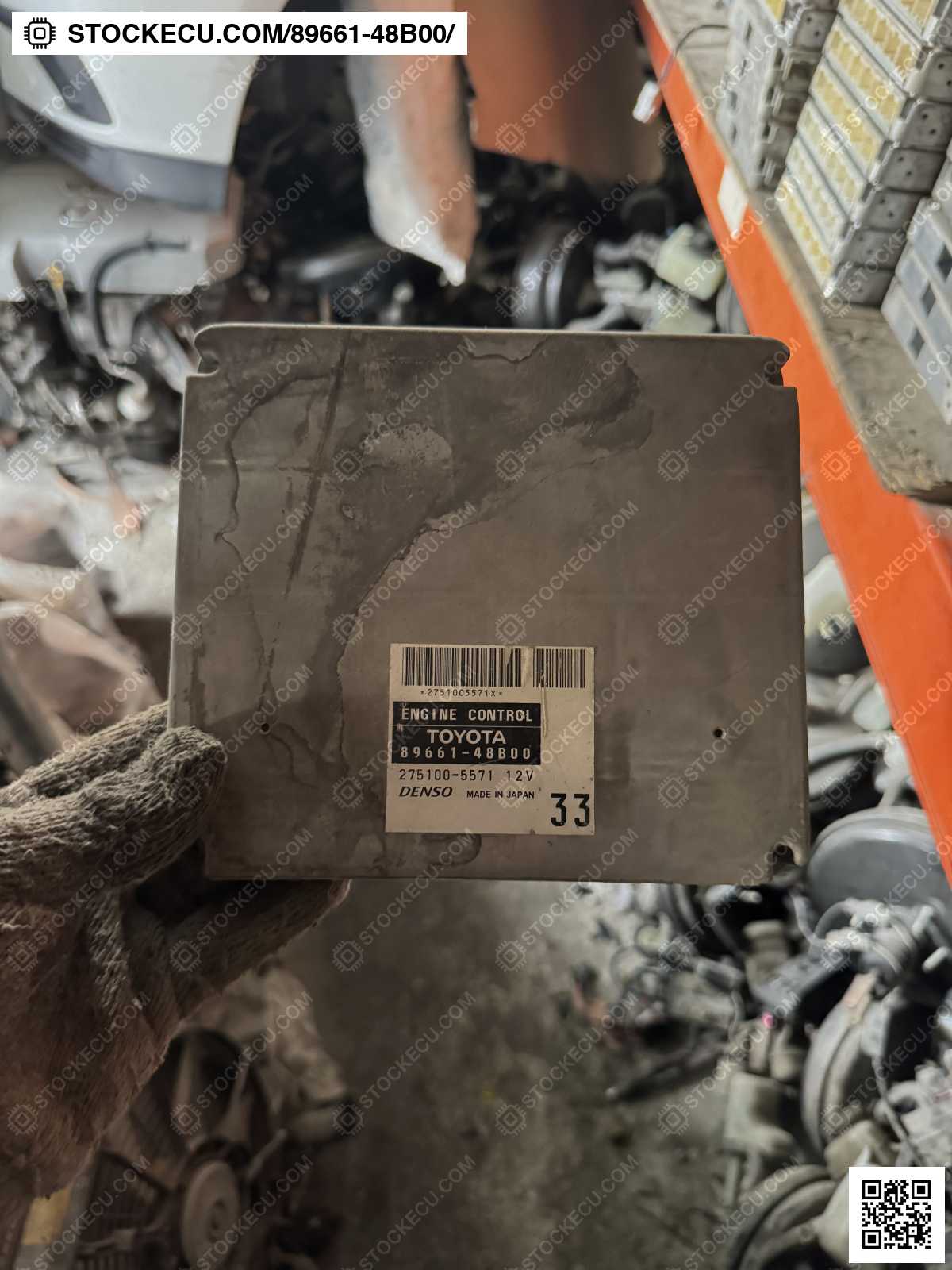 ECU Computer Engine Control 89661-48B00 for TOYOTA KLUGER MCU28R 2003