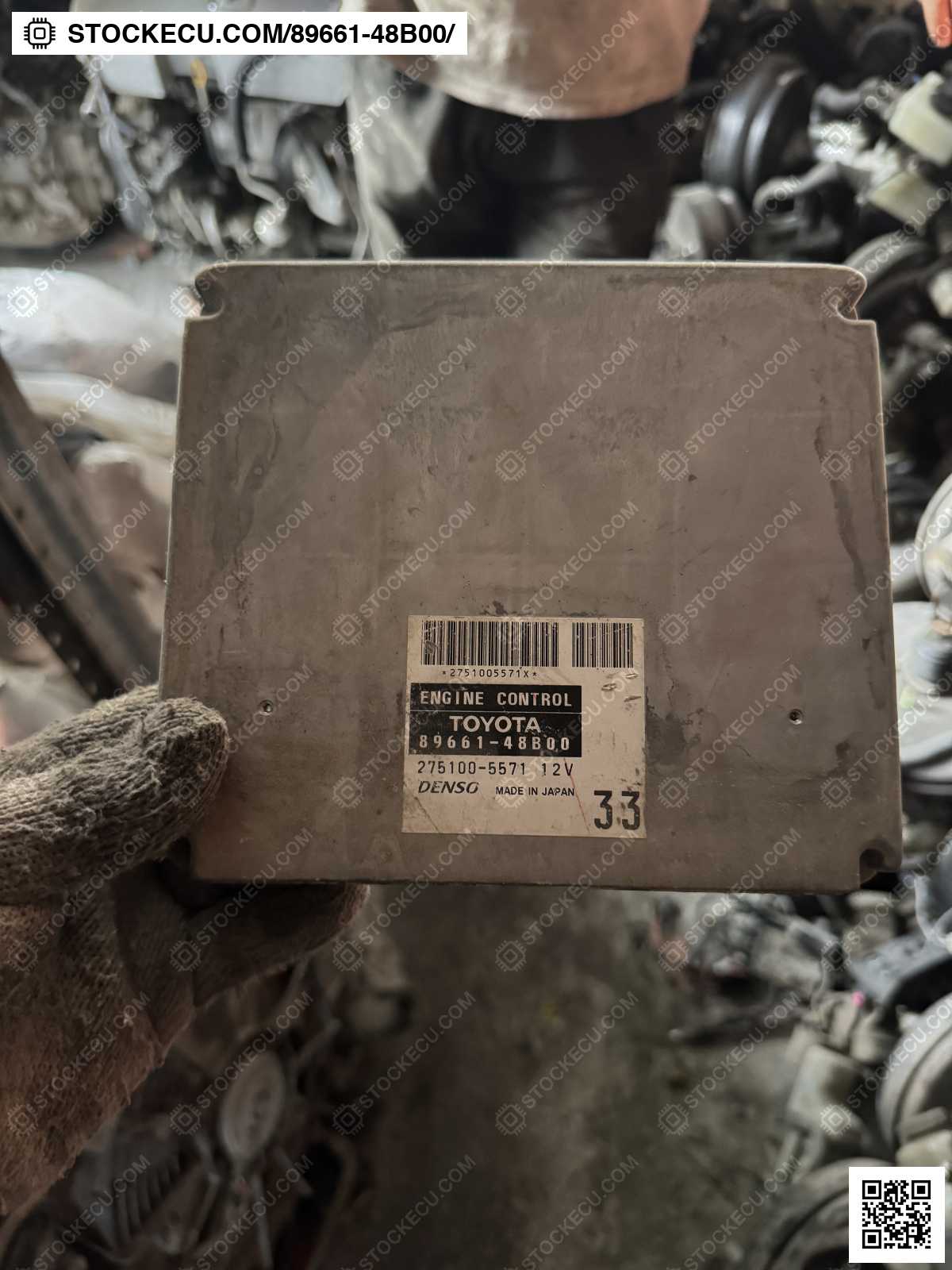 ECU Computer Engine Control 89661-48B00 for TOYOTA KLUGER MCU28R 2003