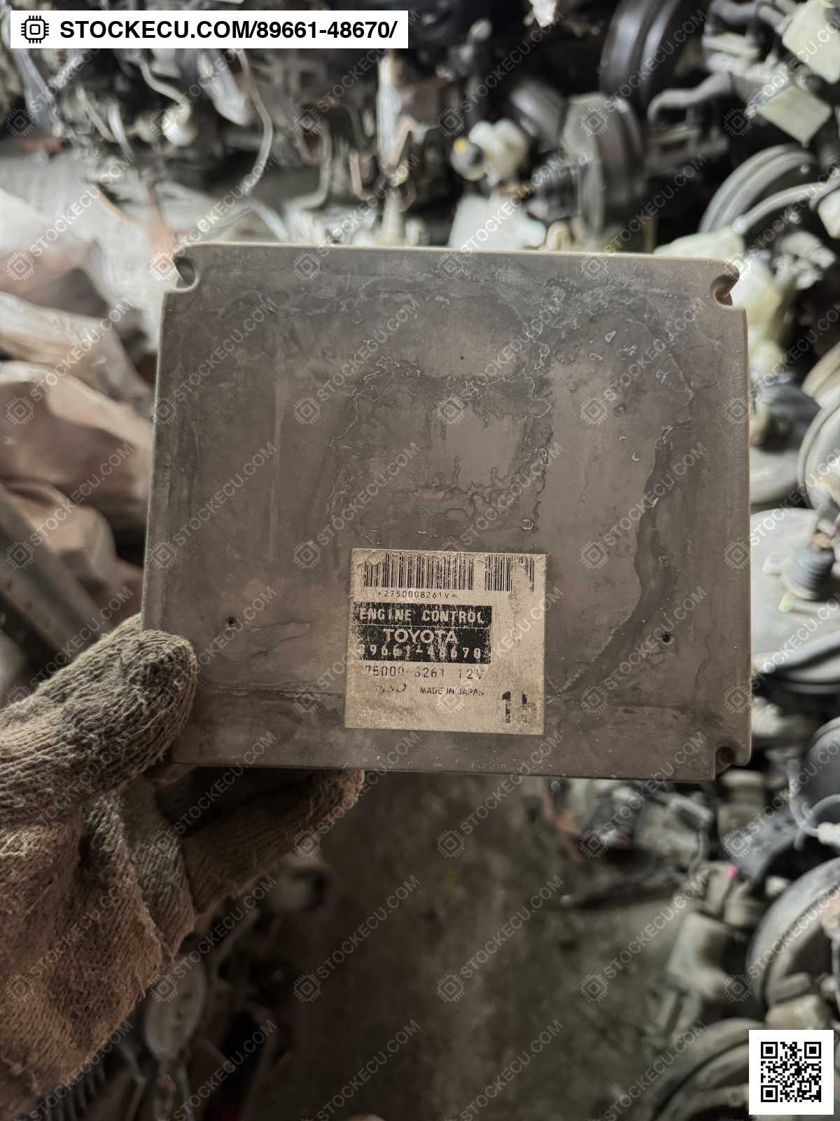 ECU Computer Engine Control 89661-48670 for TOYOTA KLUGER MCU28R 2003