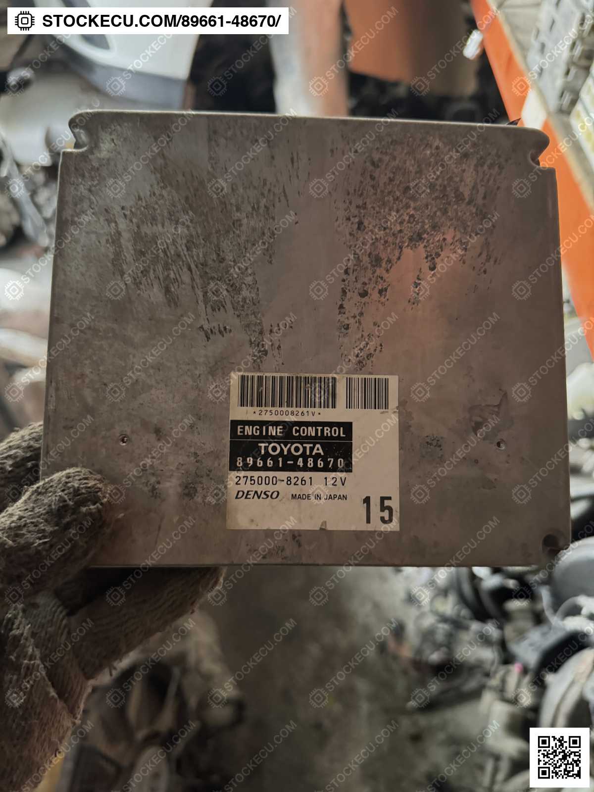 ECU Computer Engine Control 89661-48670 for TOYOTA KLUGER MCU28R 2003