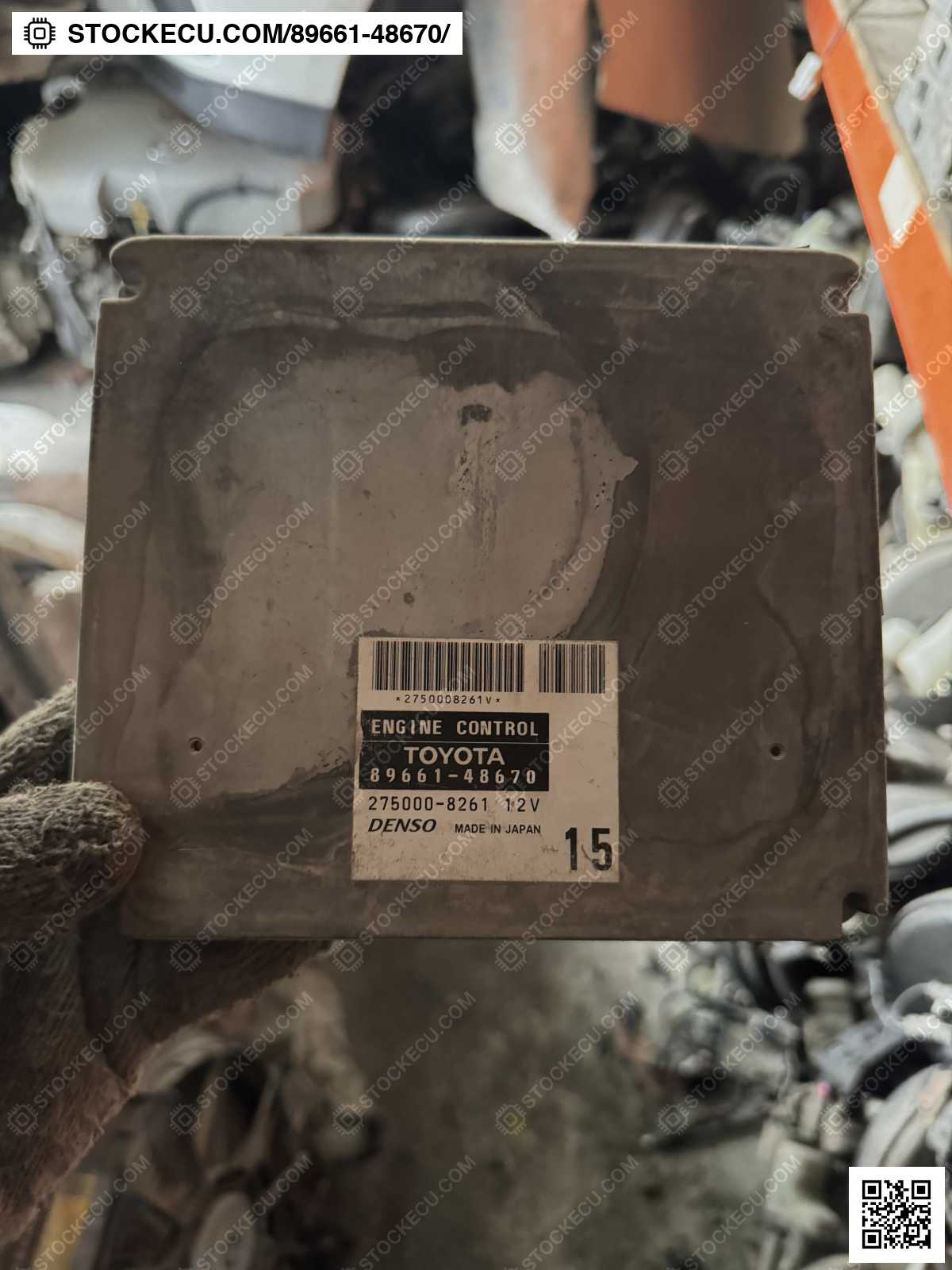 ECU Computer Engine Control 89661-48670 for TOYOTA KLUGER MCU28R 2003