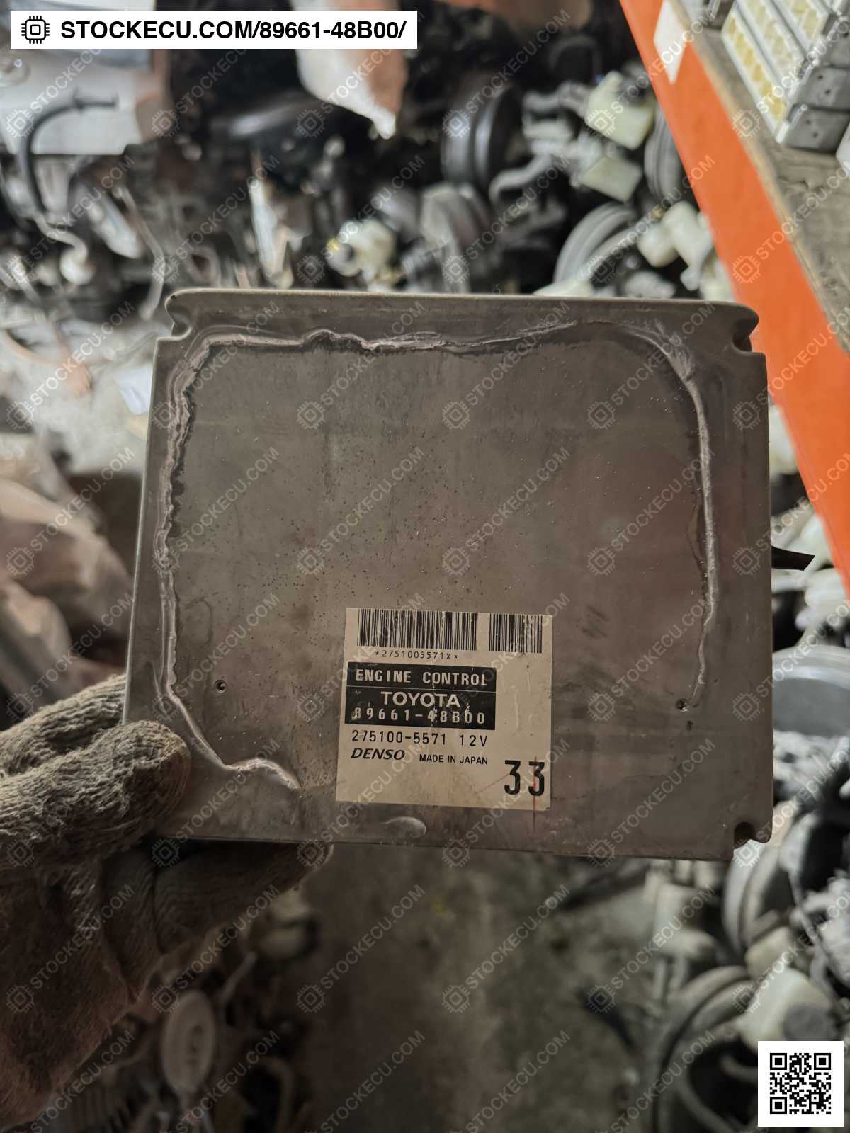 ECU Computer Engine Control 89661-48B00 for TOYOTA KLUGER MCU28R 2003