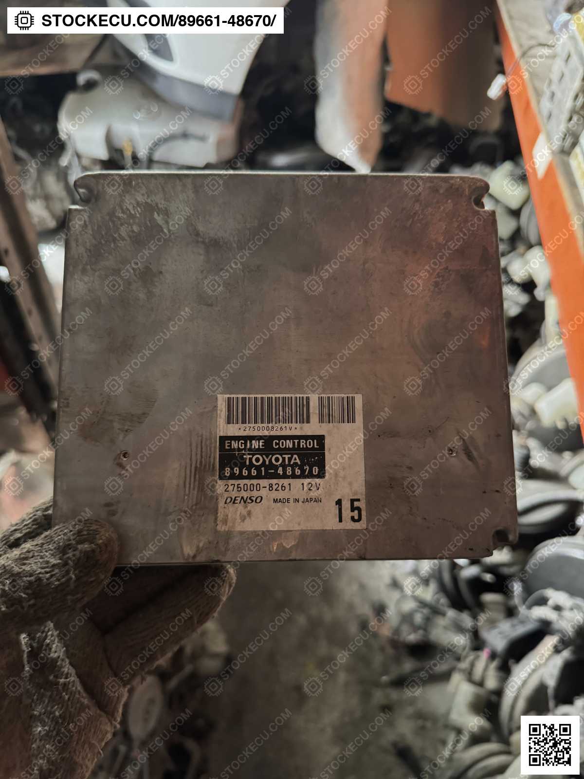 ECU Computer Engine Control 89661-48670 for TOYOTA KLUGER MCU28R 2003