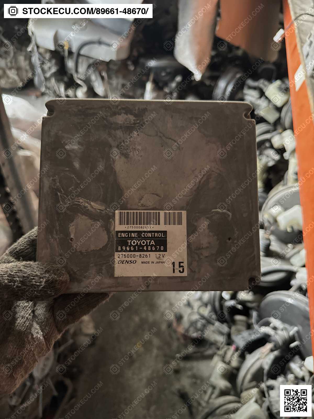 ECU Computer Engine Control 89661-48670 for TOYOTA KLUGER MCU28R 2003