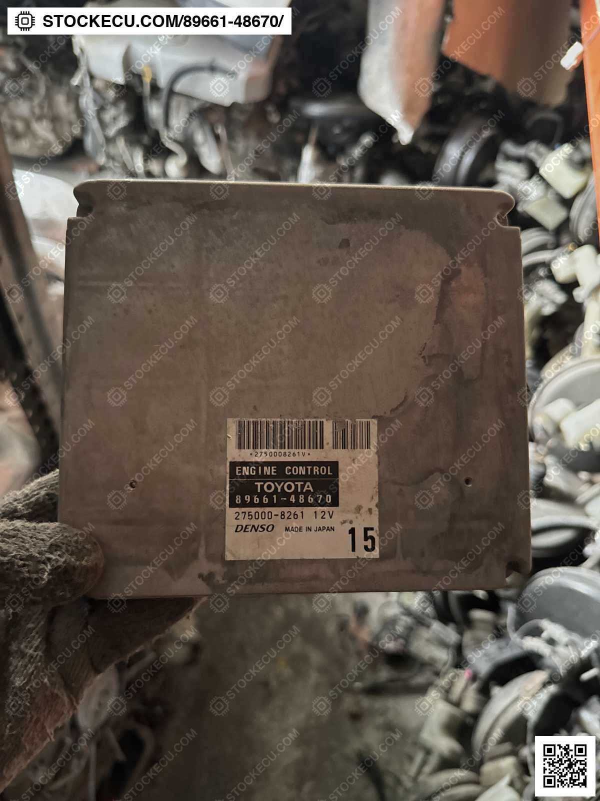 ECU Computer Engine Control 89661-48670 for TOYOTA KLUGER MCU28R 2003