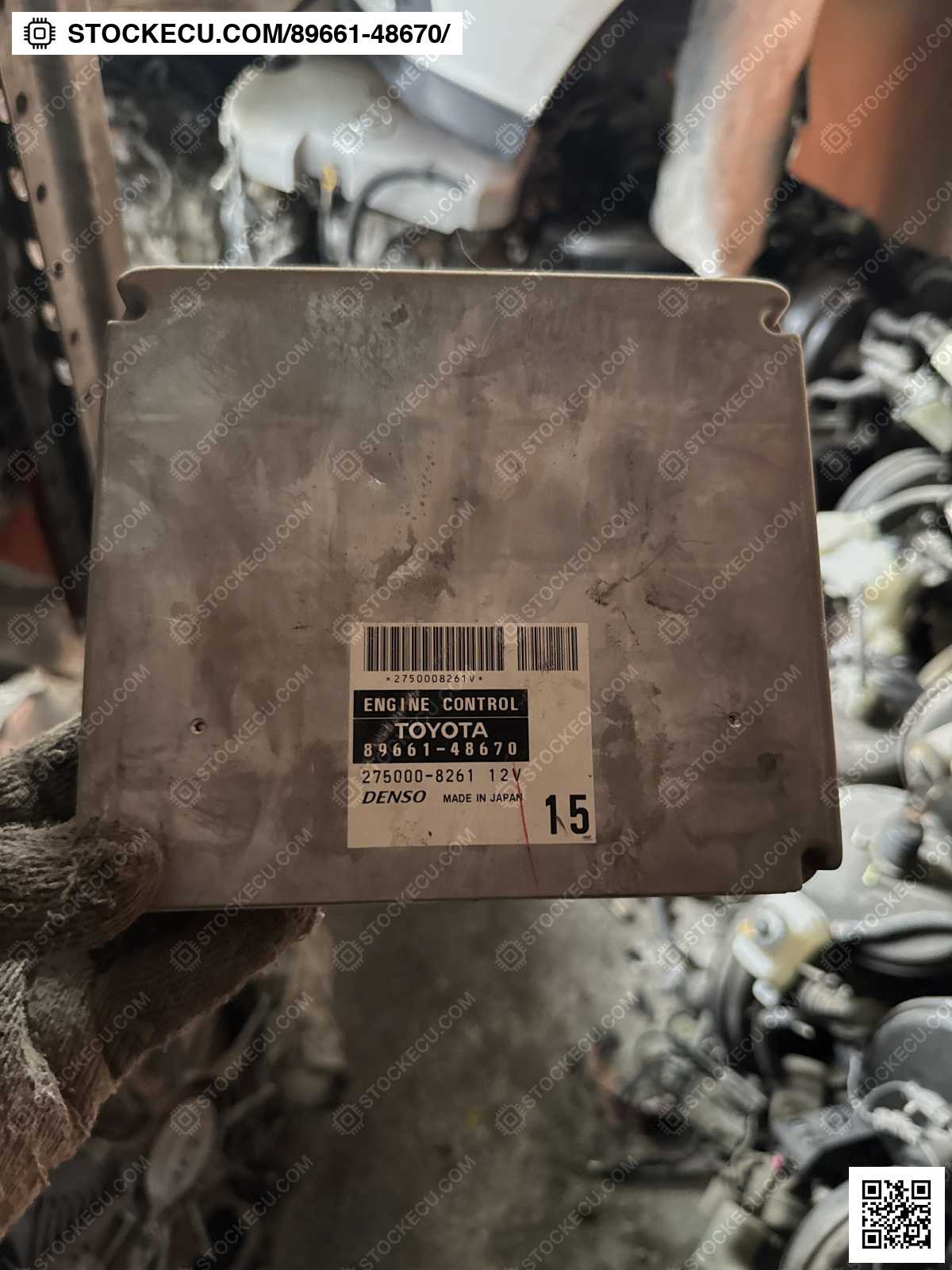 ECU Computer Engine Control 89661-48670 for TOYOTA KLUGER MCU28R 2003