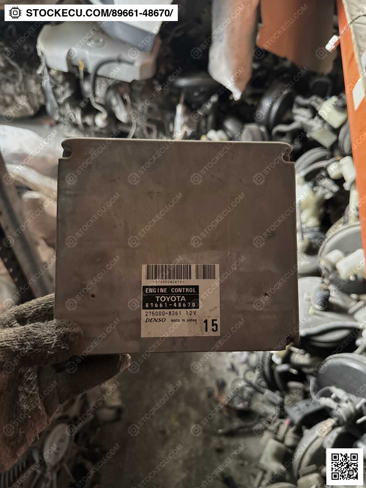 ECU Computer Engine Control 89661-48670 for TOYOTA KLUGER MCU28R 2003