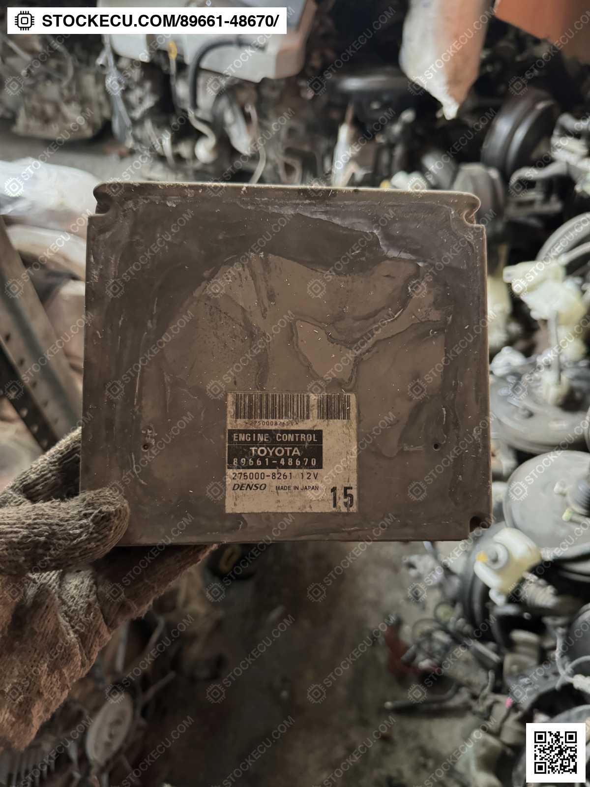 ECU Computer Engine Control 89661-48670 for TOYOTA KLUGER MCU28R 2003