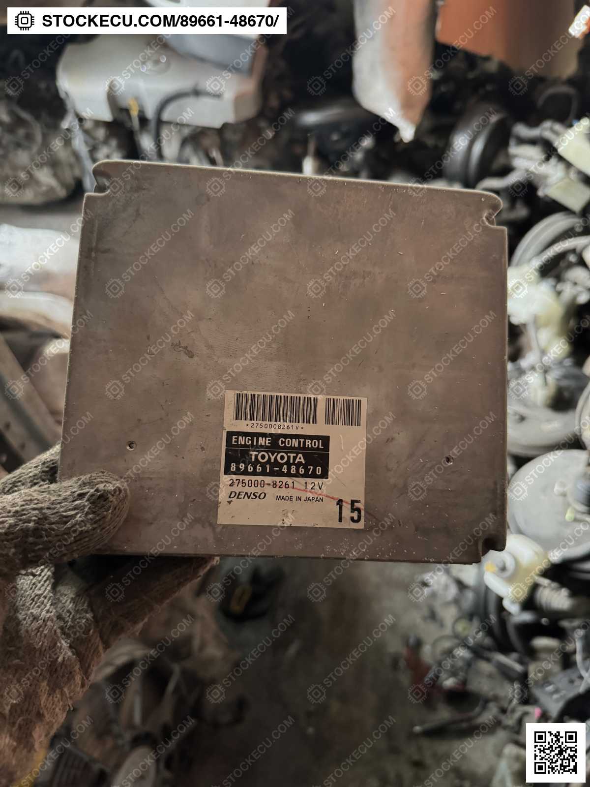 ECU Computer Engine Control 89661-48670 for TOYOTA KLUGER MCU28R 2003