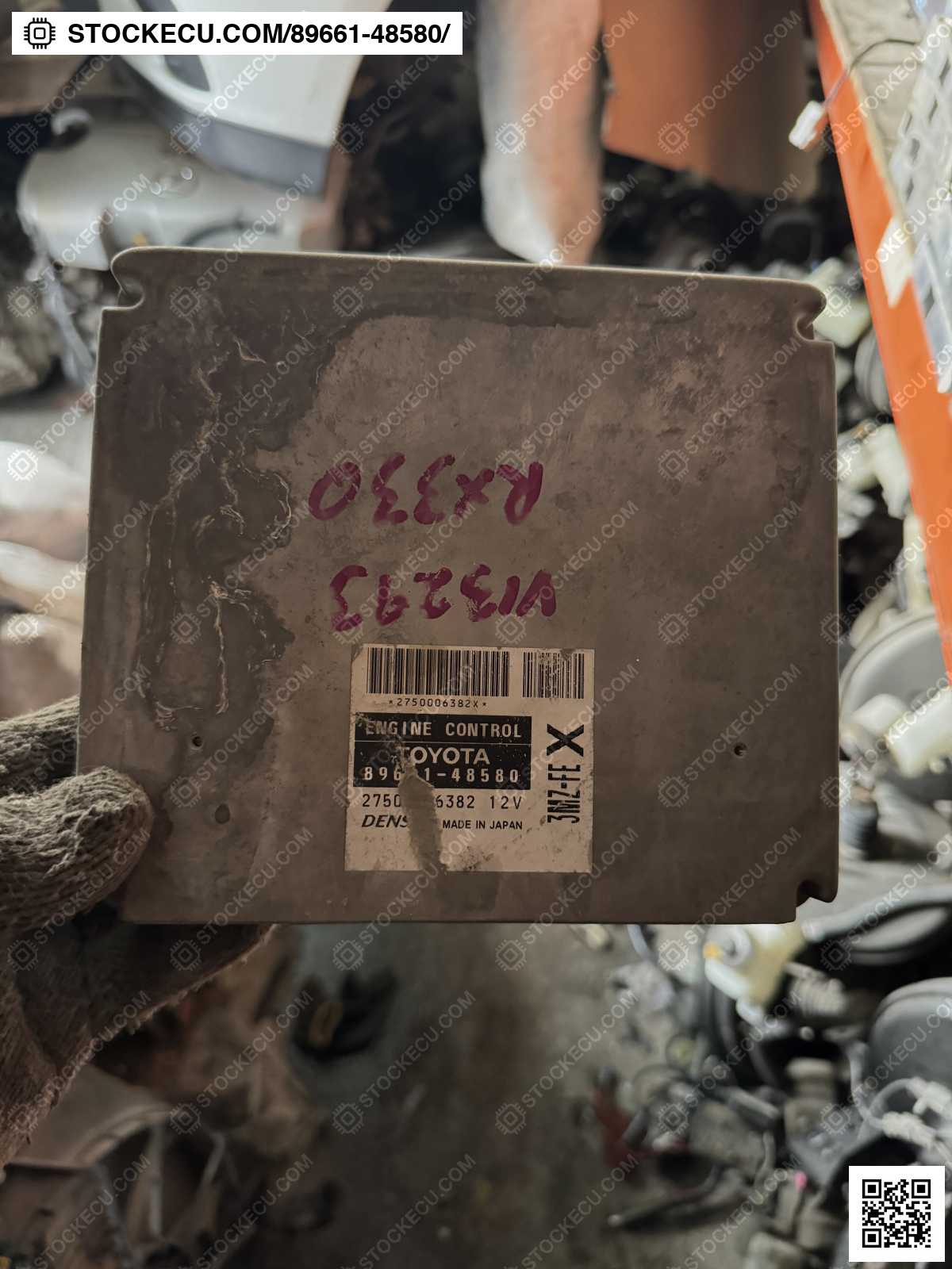 ECU Computer Engine Control 89661-48580 for LEXUS RX300 / 330 / 350 MCU38R 2003